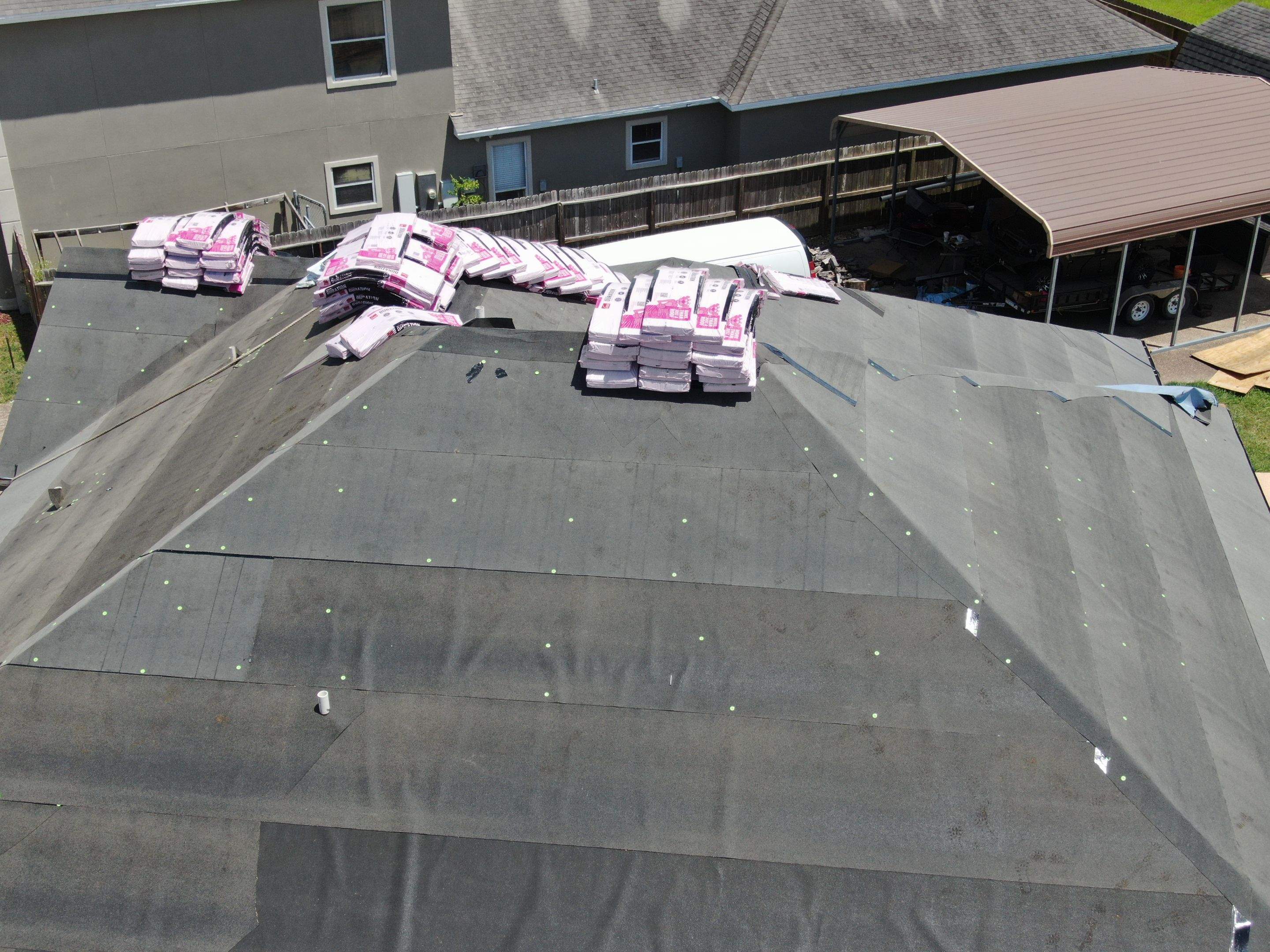 Flashing Stucco above the Roof by Bayfront Roofing and Construction