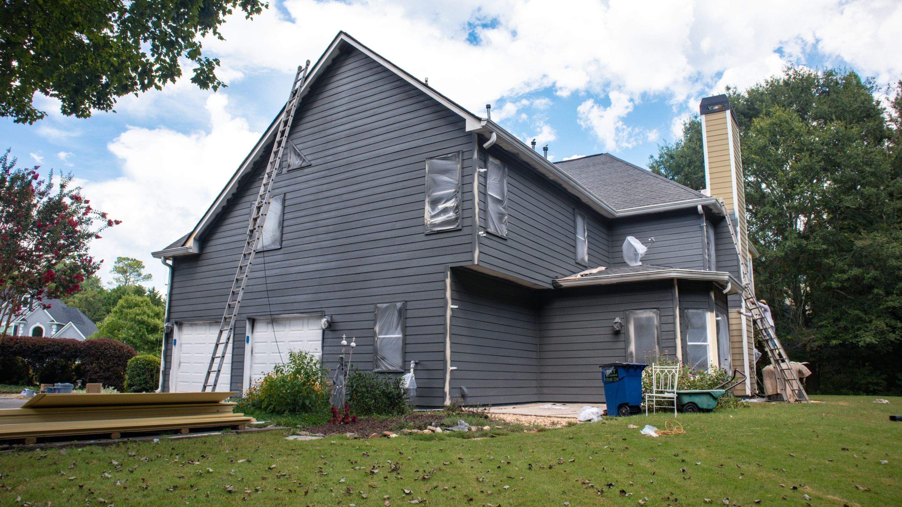 Full Siding Replacement and Exterior Painting in Alpharetta, GA by Nelson Exteriors 