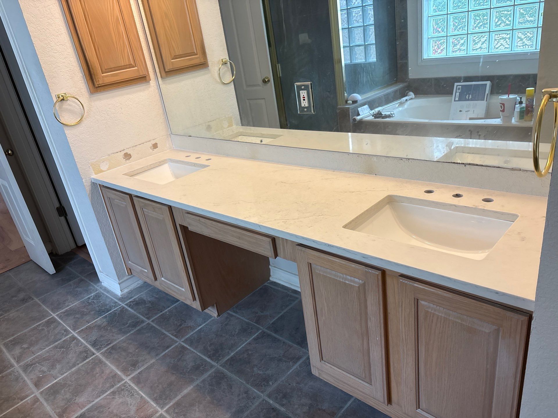 Kitchen and Bathroom Quartz Countertop Installation in Helotes by Mena stone surfaces