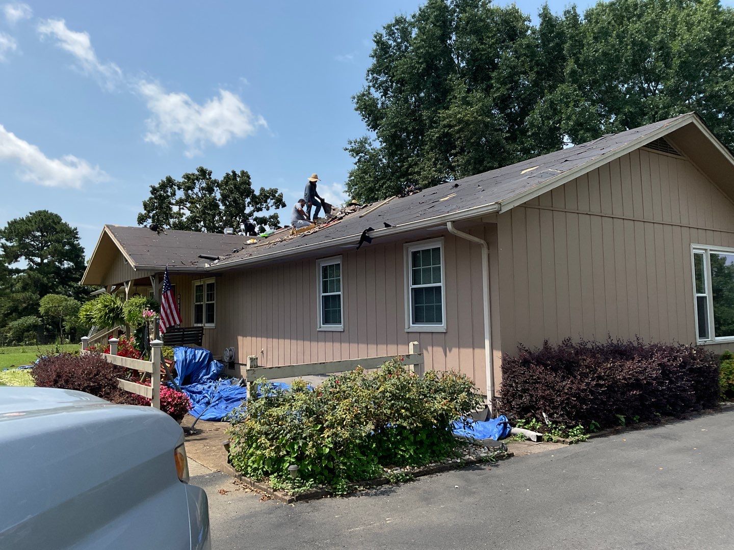 Residential Roof Remove and Replace using Low Rib Metal Roofing Panels by Bullard Roofing