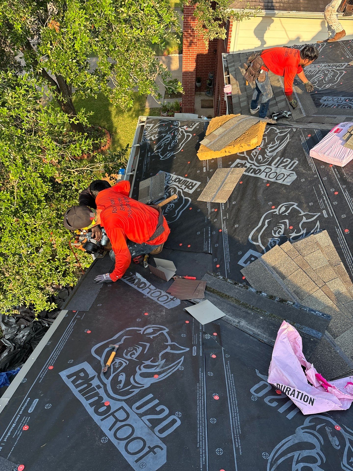 Residential Roofing Installation using Owen's Corning Duration (Lifetime) Shingles by Roof Repair Company
