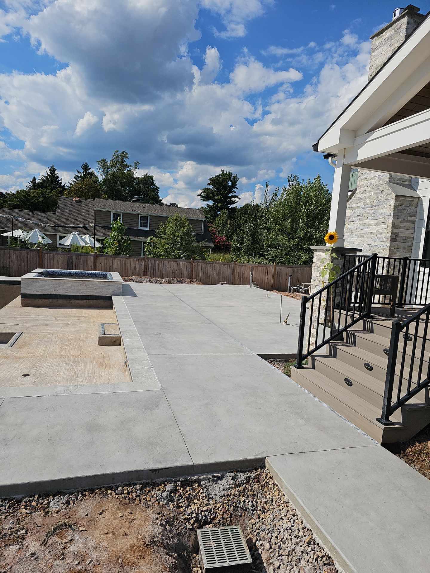 Pool Deck in Plymouth Meeting PA by Architectural Concrete Design