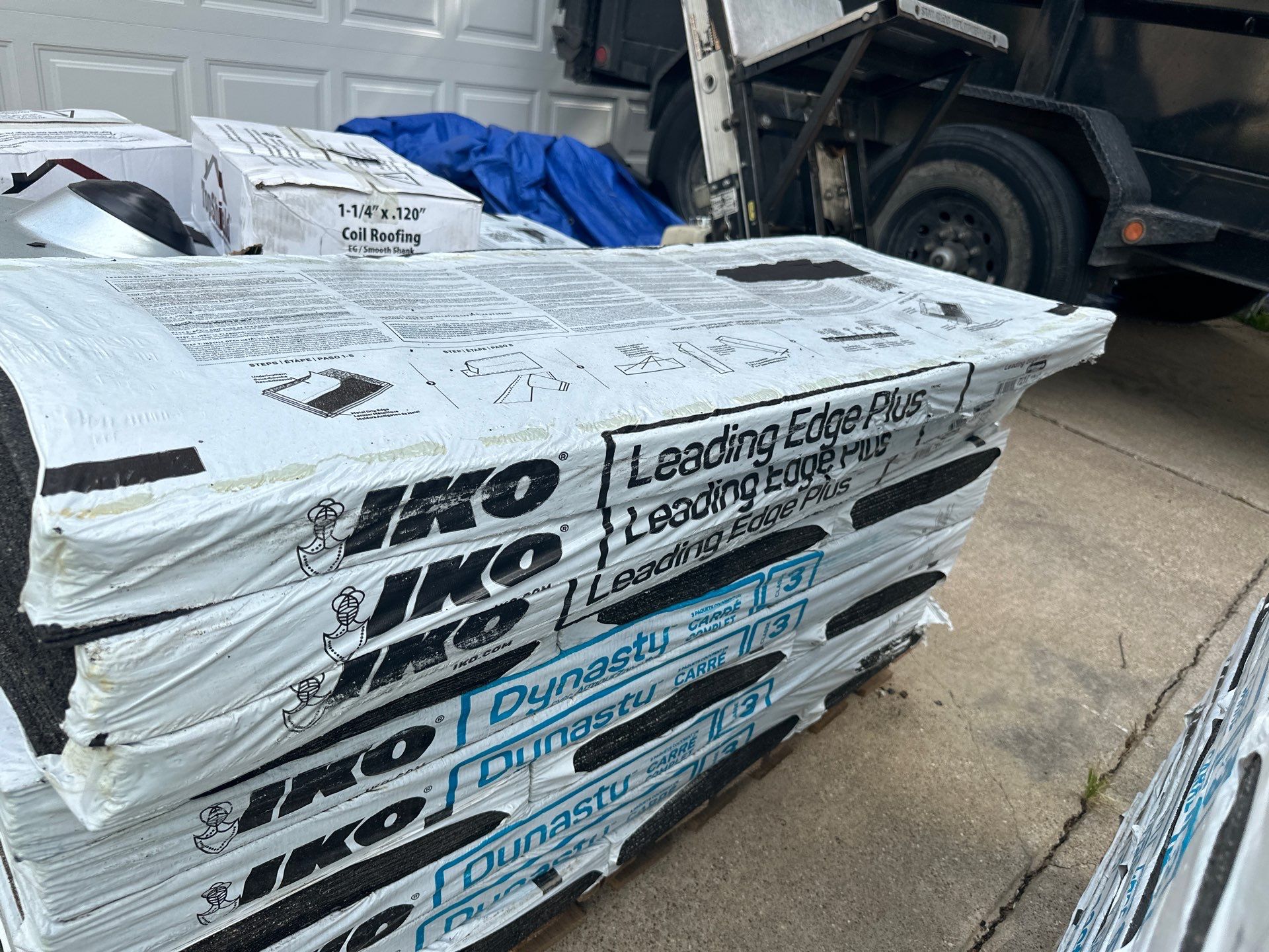 Residential Roofing Installation using Iko Dynasty Biscayne Bay Color by Becker Roofing and Exteriors