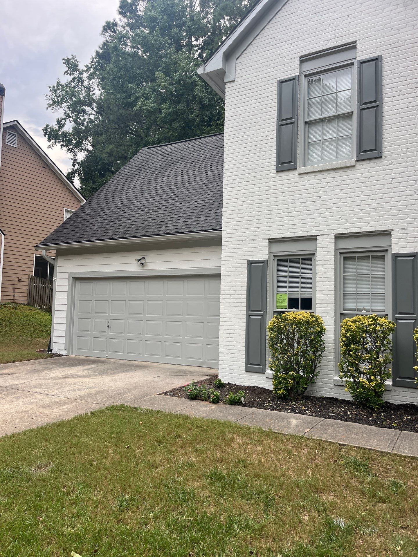Siding and Rotten Wood Replacement with Exterior Painting in Woodstock,GA by Nelson Exteriors