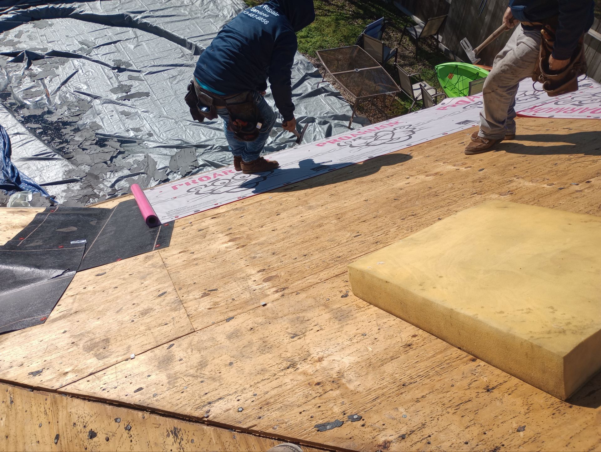 Residential Roofing Installation using Owen's Corning Duration (Lifetime) Shingles by Roof Repair Company
