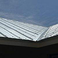 24ga 5V Crimp Mill Finish  by Total Roofing System The Metal Roof Experts