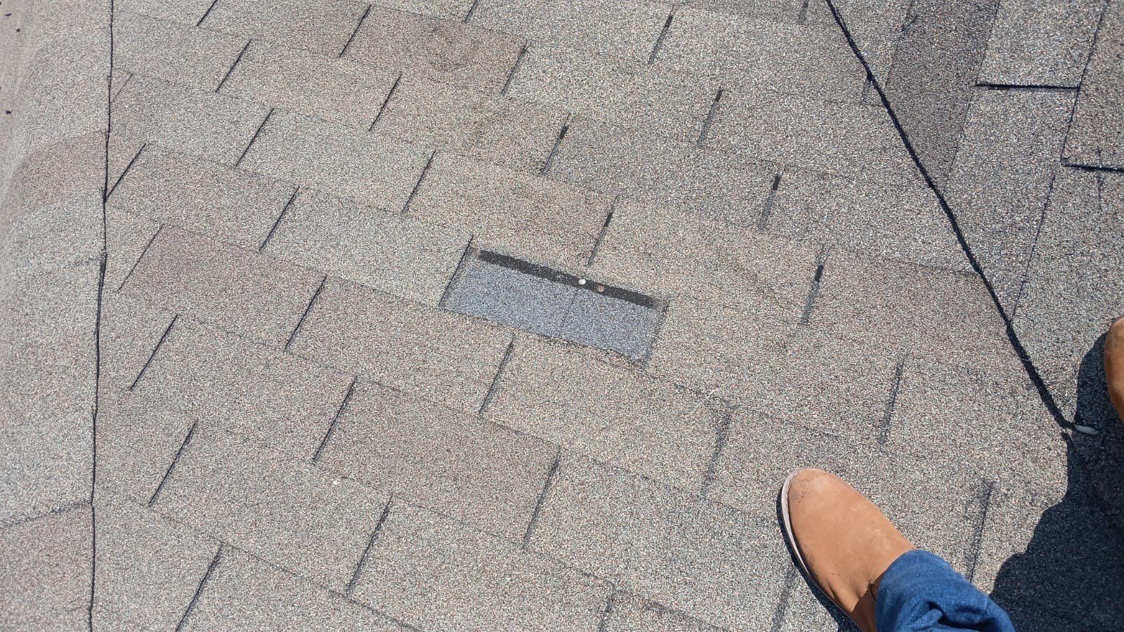 Hail Damage using Owen's Corning Duration (Lifetime) Shingles by Roof Repair Company