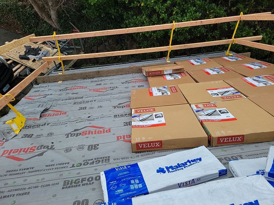 Residential Roofing Installation using Malarkey Highlander with Vented Ridge by Orezona Building & Roofing Company, Inc.
