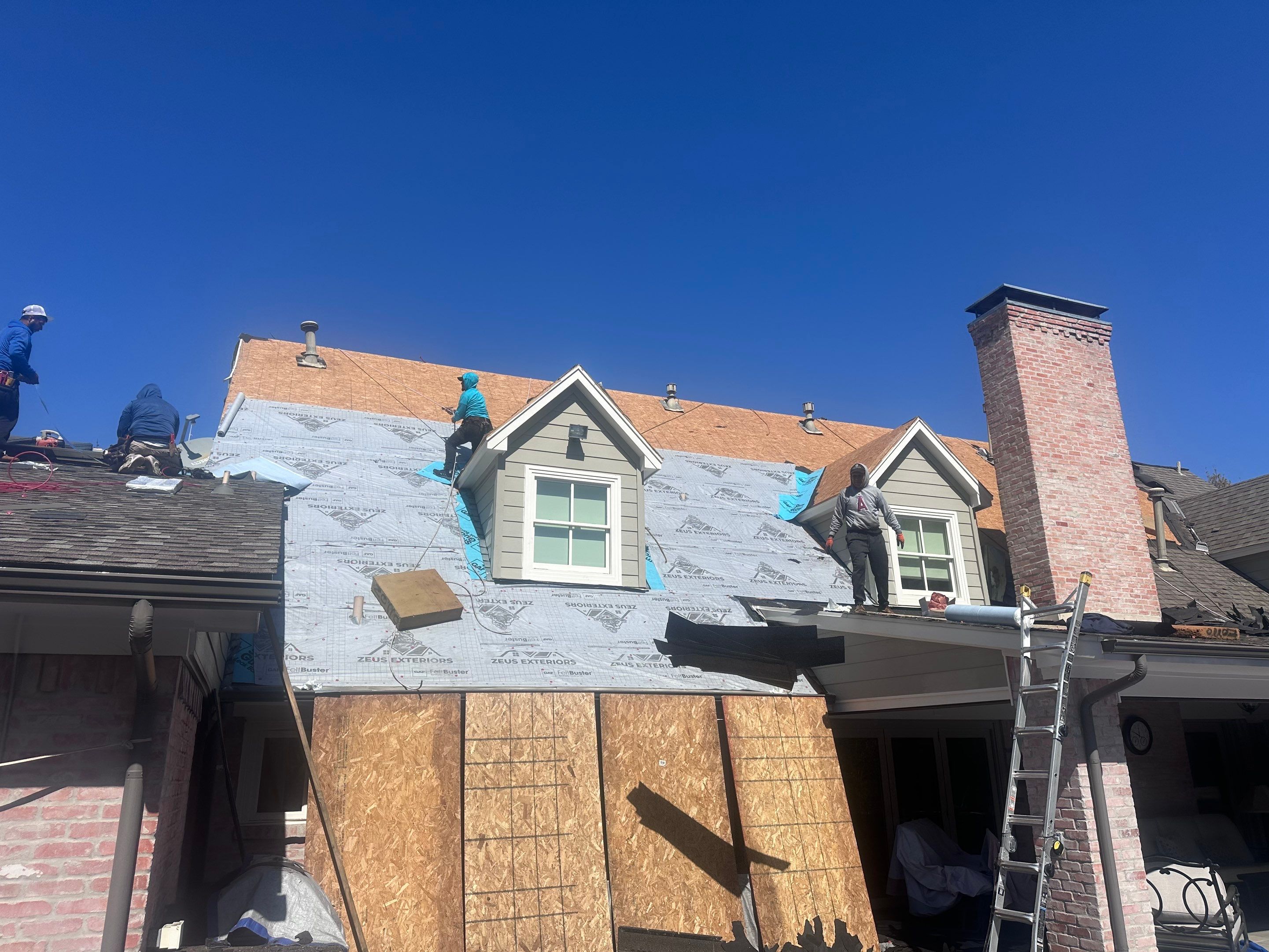 Project in Dallas by Zeus Exteriors