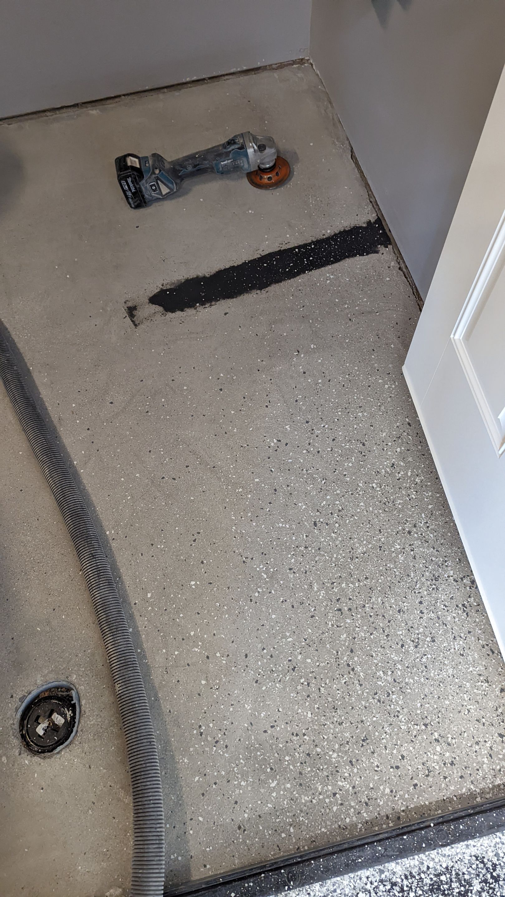 Shop Transformation using Slate Stone by Croc Coatings, LLC