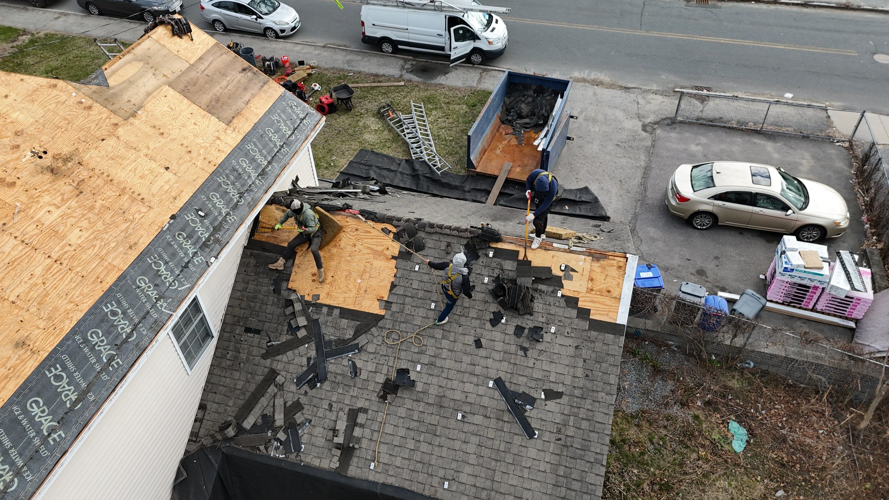 Full Roof Replacement + Seamless Gutters by Mighty Dog Roofing of Greater Middlesex County