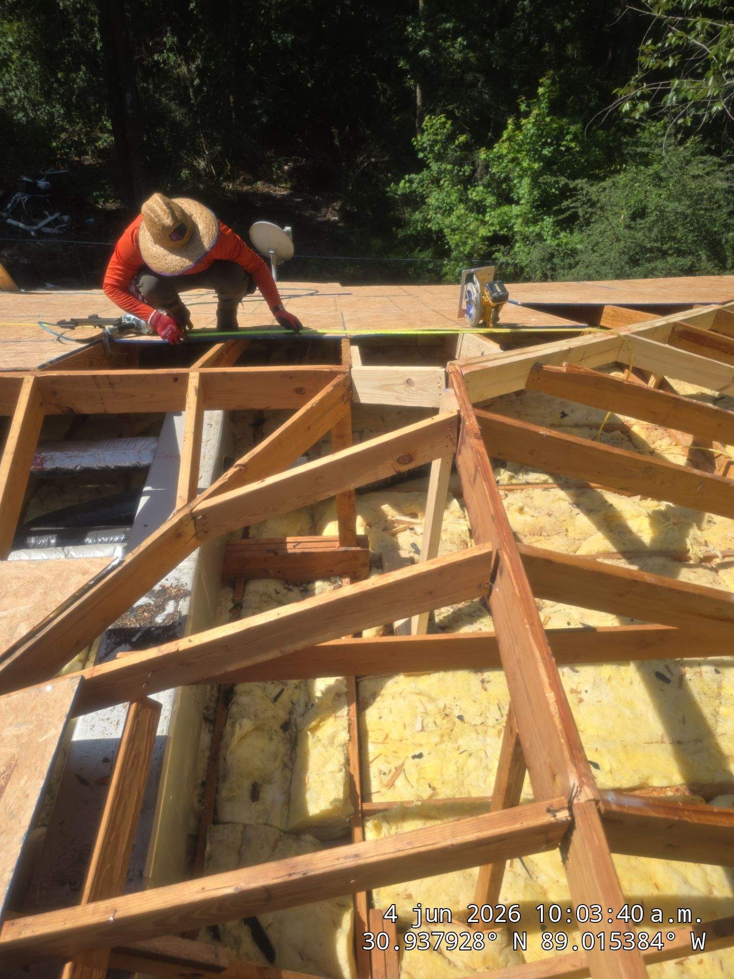 Full Architectural Shingle Roof Replacement Following Storm Damage in Wiggins by Frontline Roofing