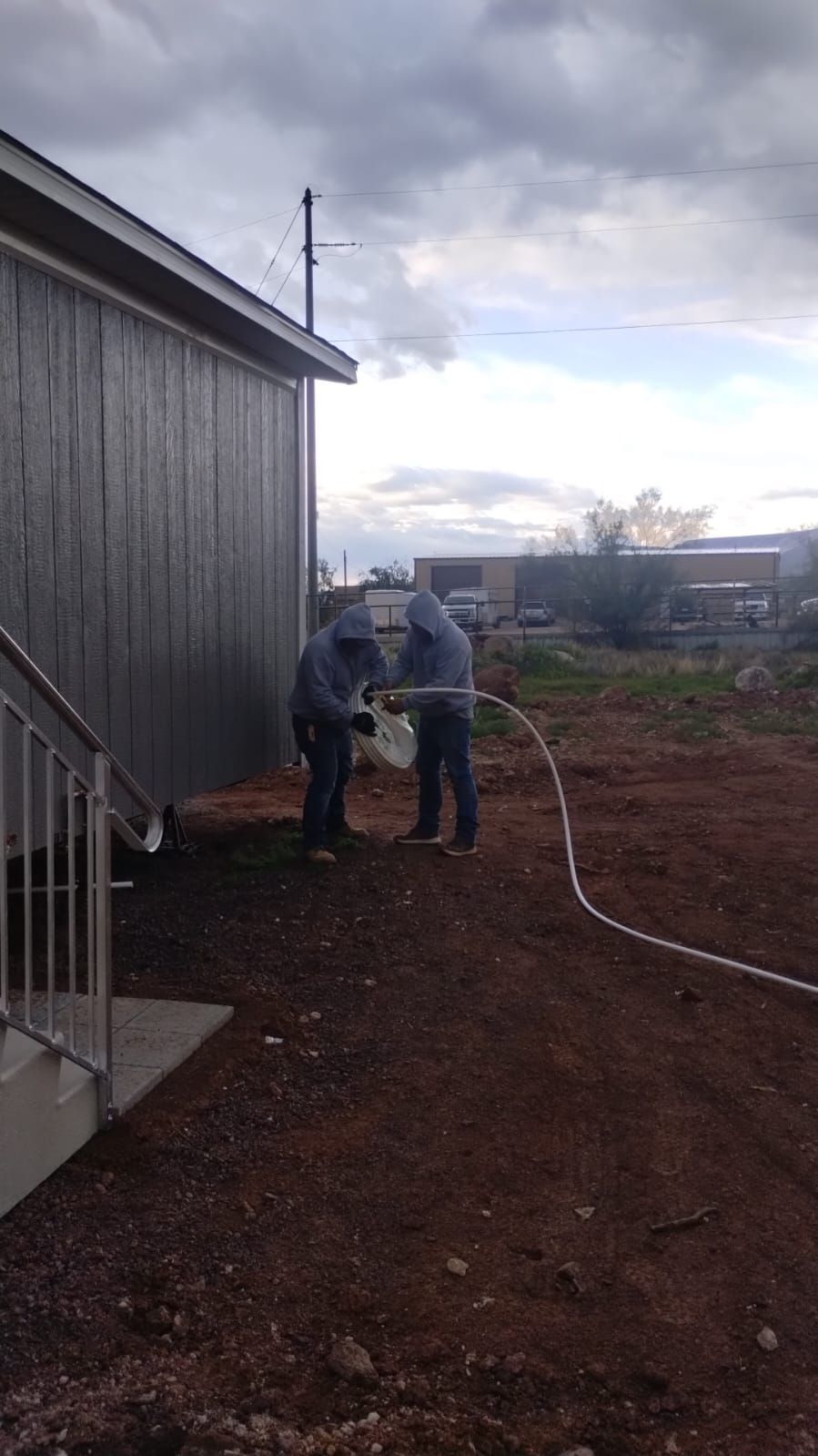 Project in New River by Mobile Home Installations
