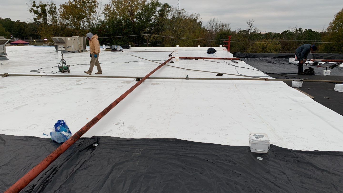 VA Clinic/Tractor Supply in Idabel, Oklahoma by Hostetler Roofing