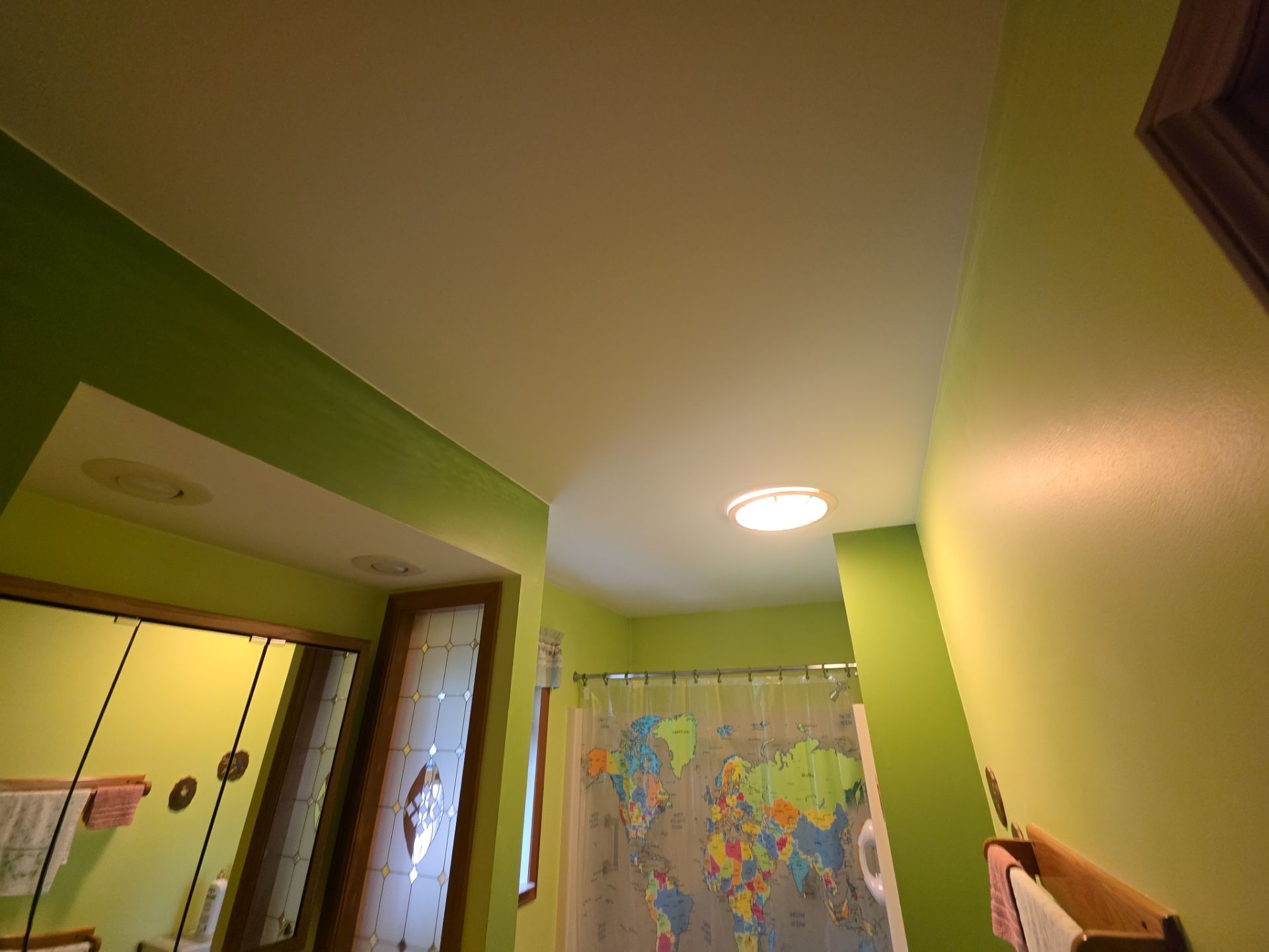 Interior Ceiling Repainting in Fremont Michigan by Gordon Painting