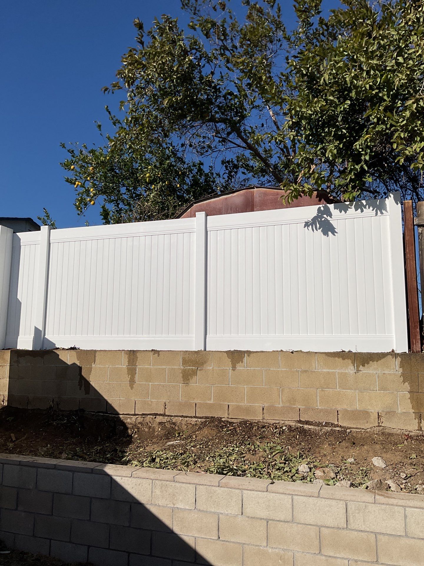 6ft White Privacy Fence  by Fence Guys Inc. 