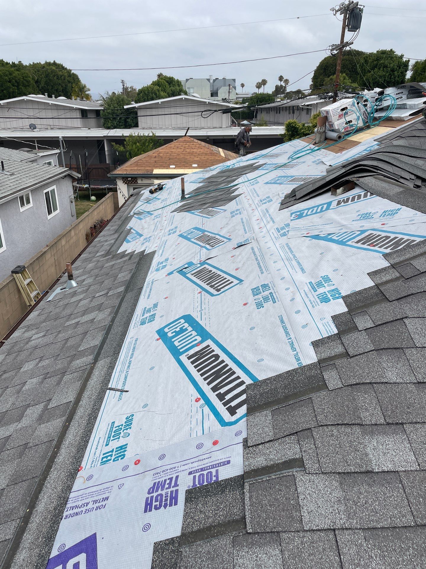 Residential Reroofing Project in Los Angeles by Hull Brothers Roofing