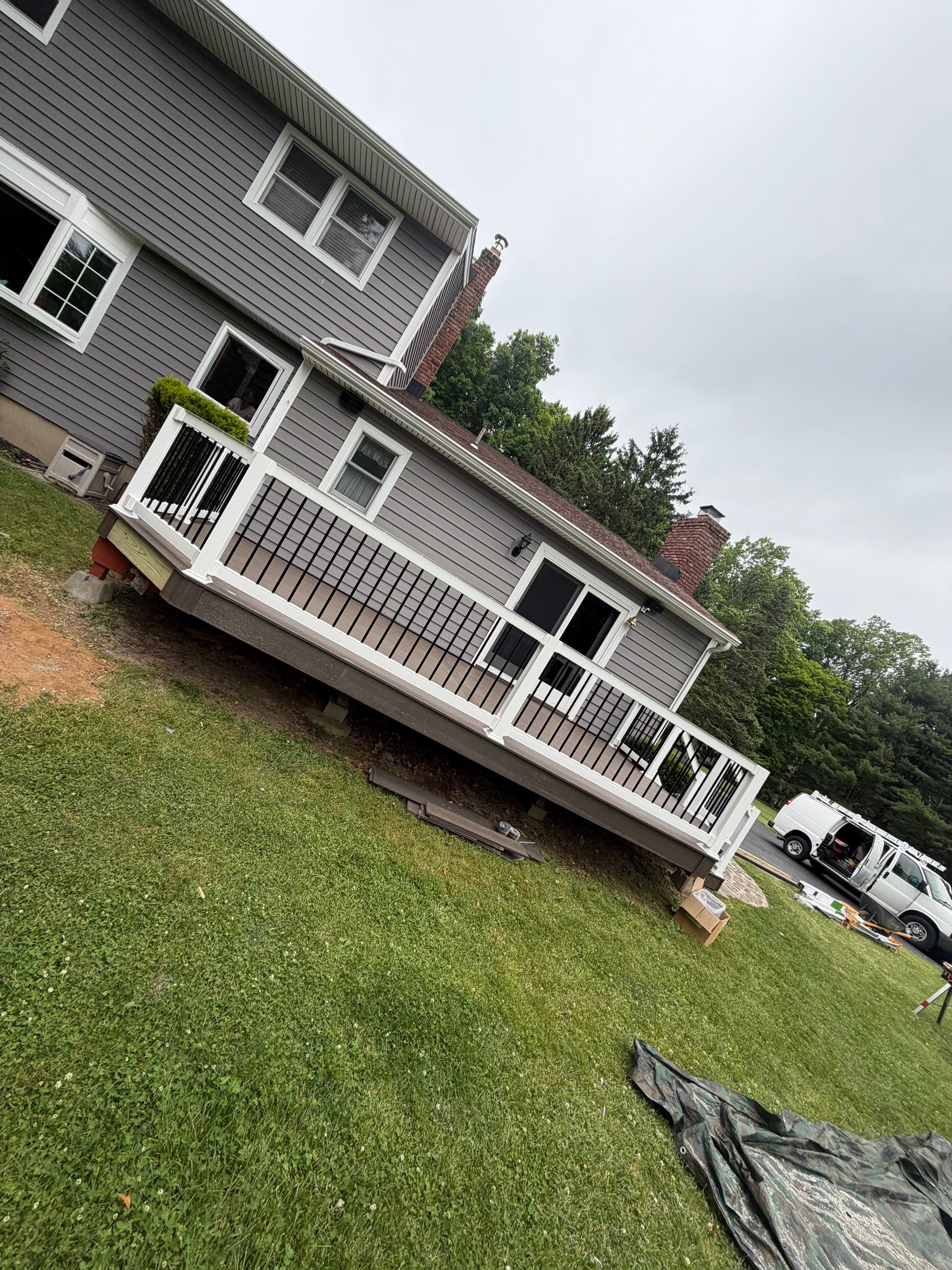 Deck Resurfacing in Hackettstown, New Jersey by deck guardian