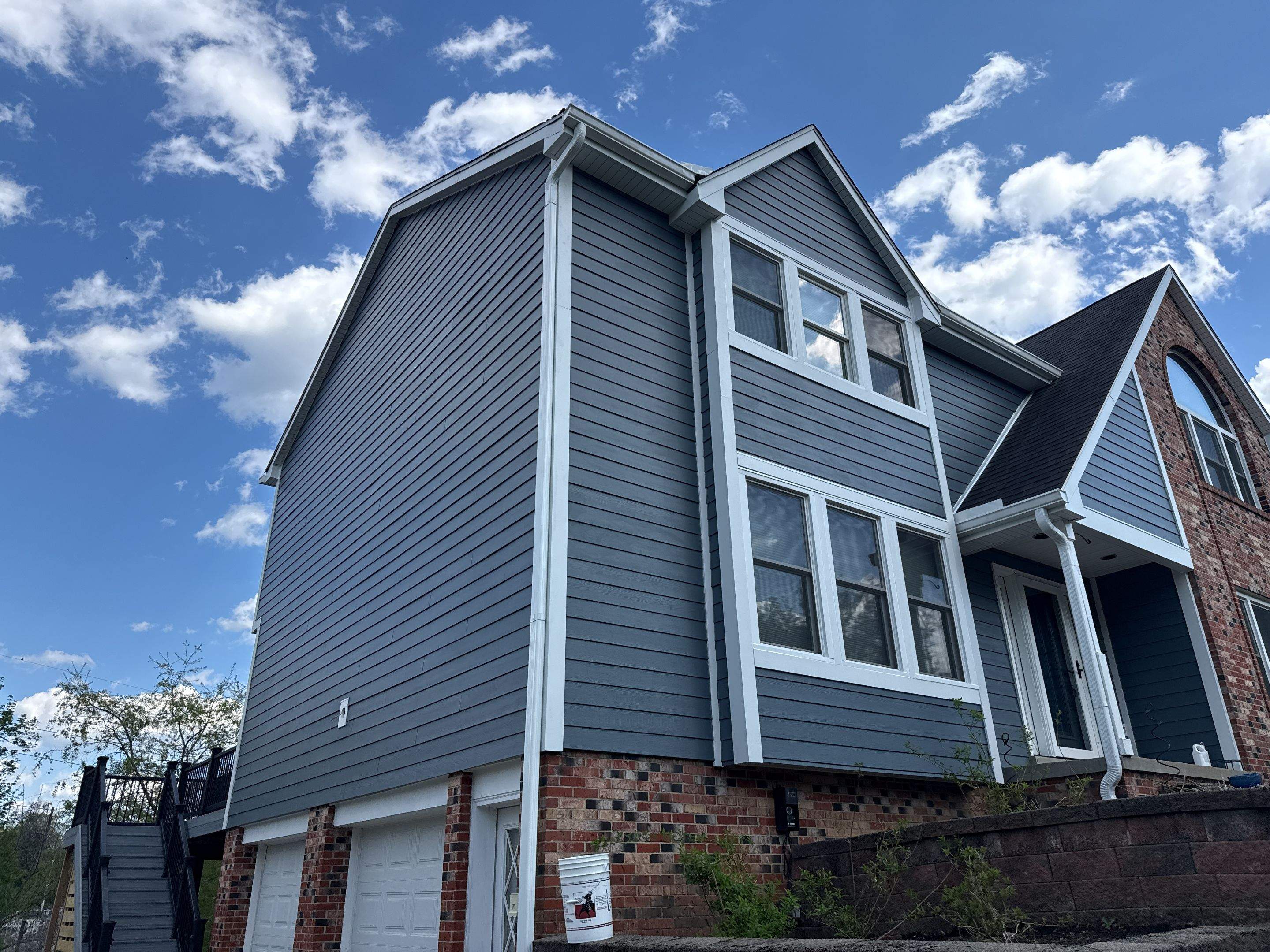James Hardie Siding Refresh - Evening Blue by MAT Roofing
