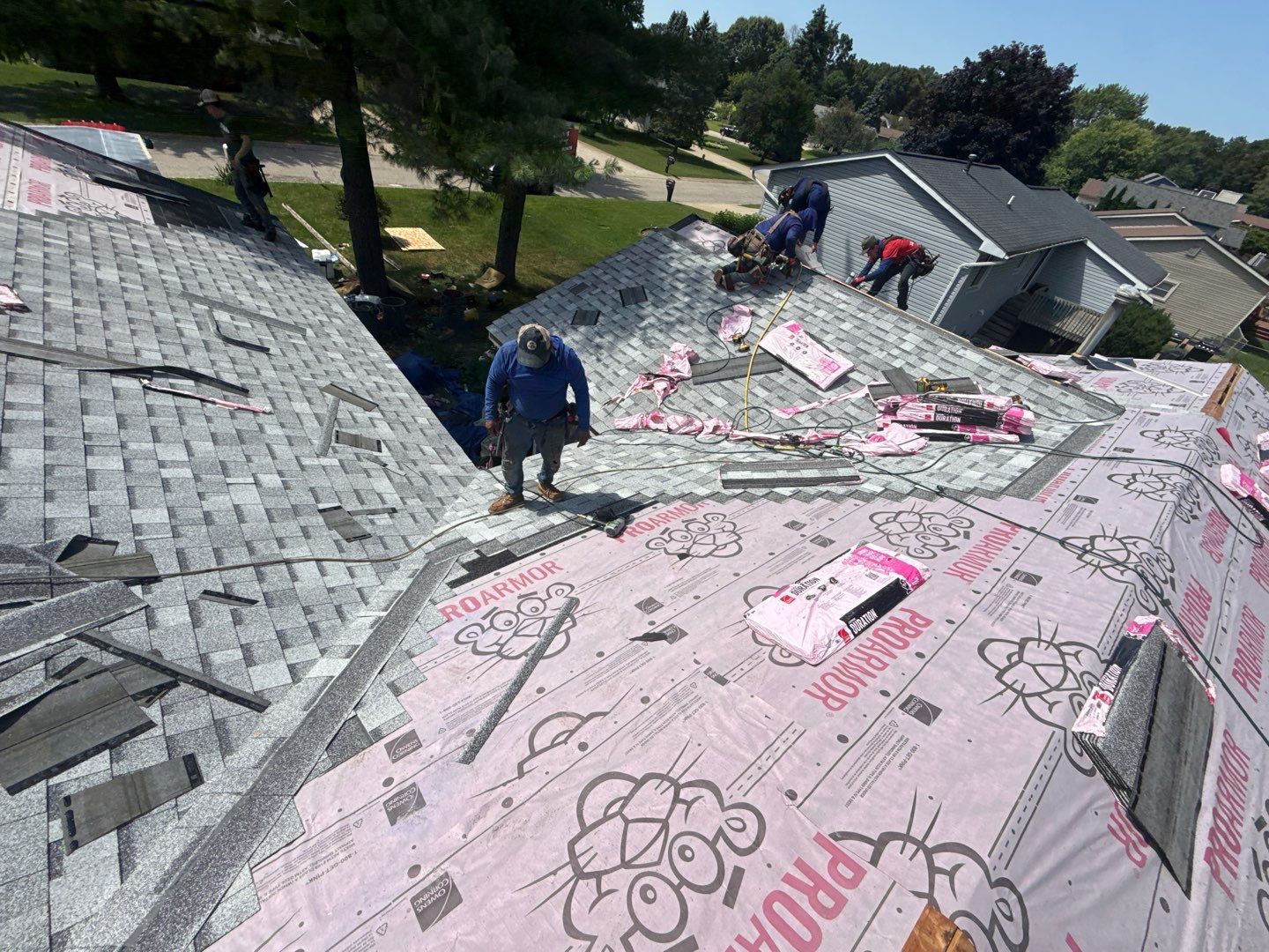 Roof Replacement using Owens Corning Tru Definitions by 180 Contractors
