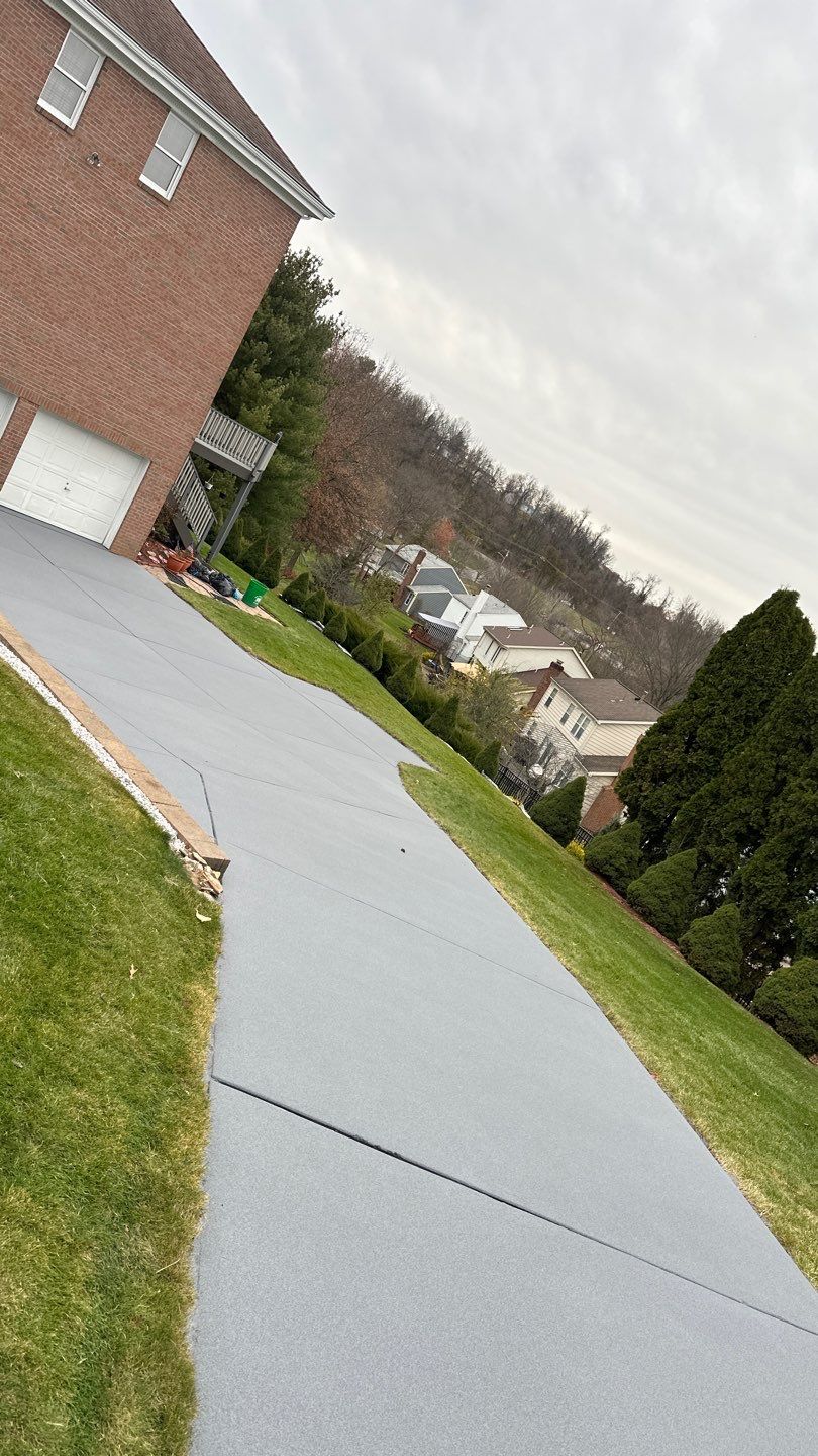 Twilight Driveway Project in Bridgeville by Floors in a Day, Inc
