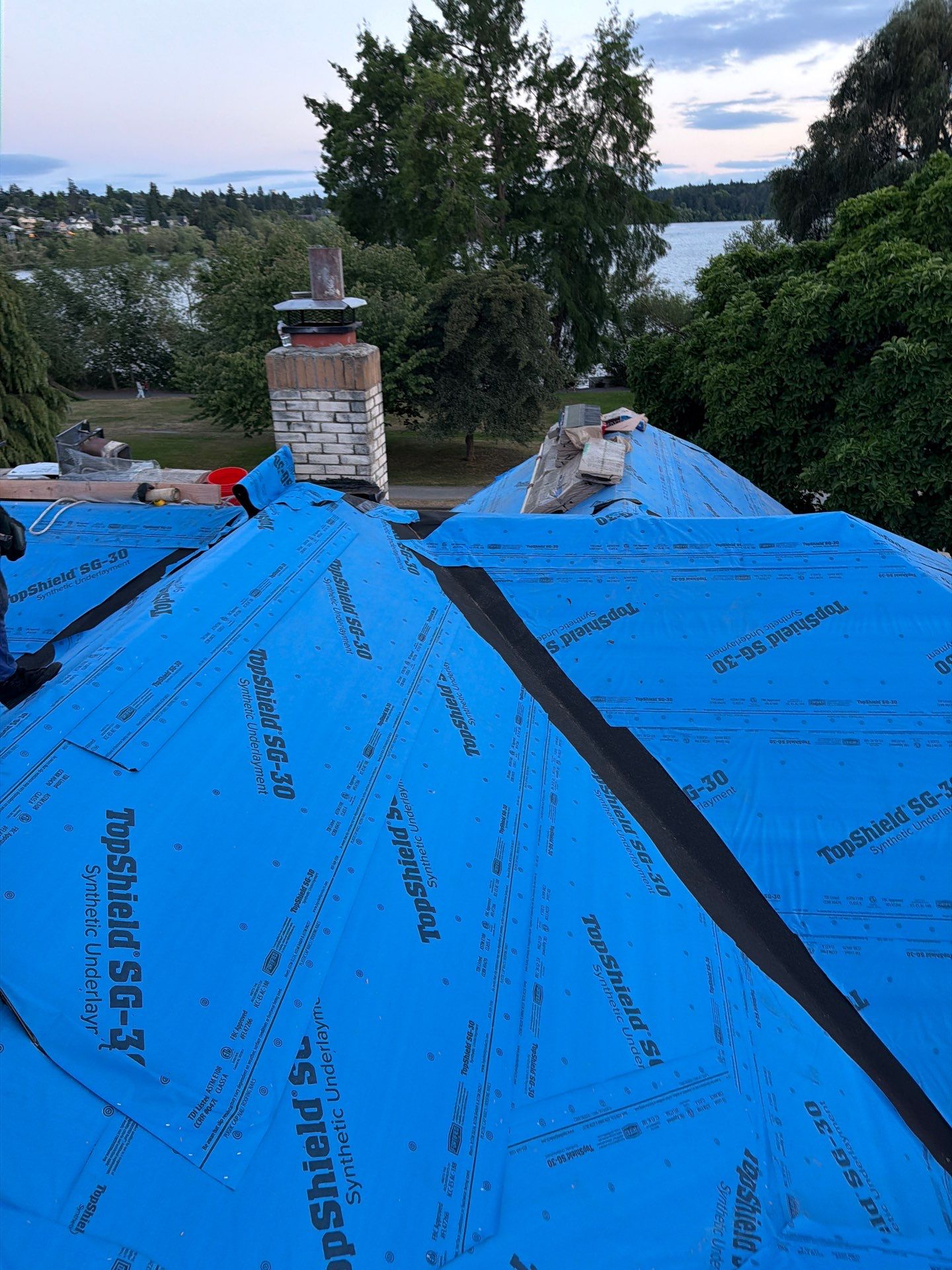 Residential Roofing Installation using GAF HDZ Shingles by Roofing Formula LLC