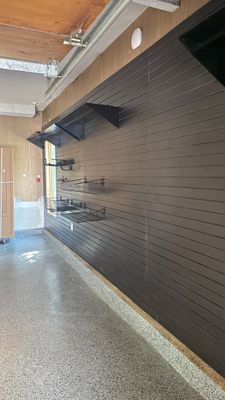 Custom Garage Slatwall Storage System Installation in Mission Hills