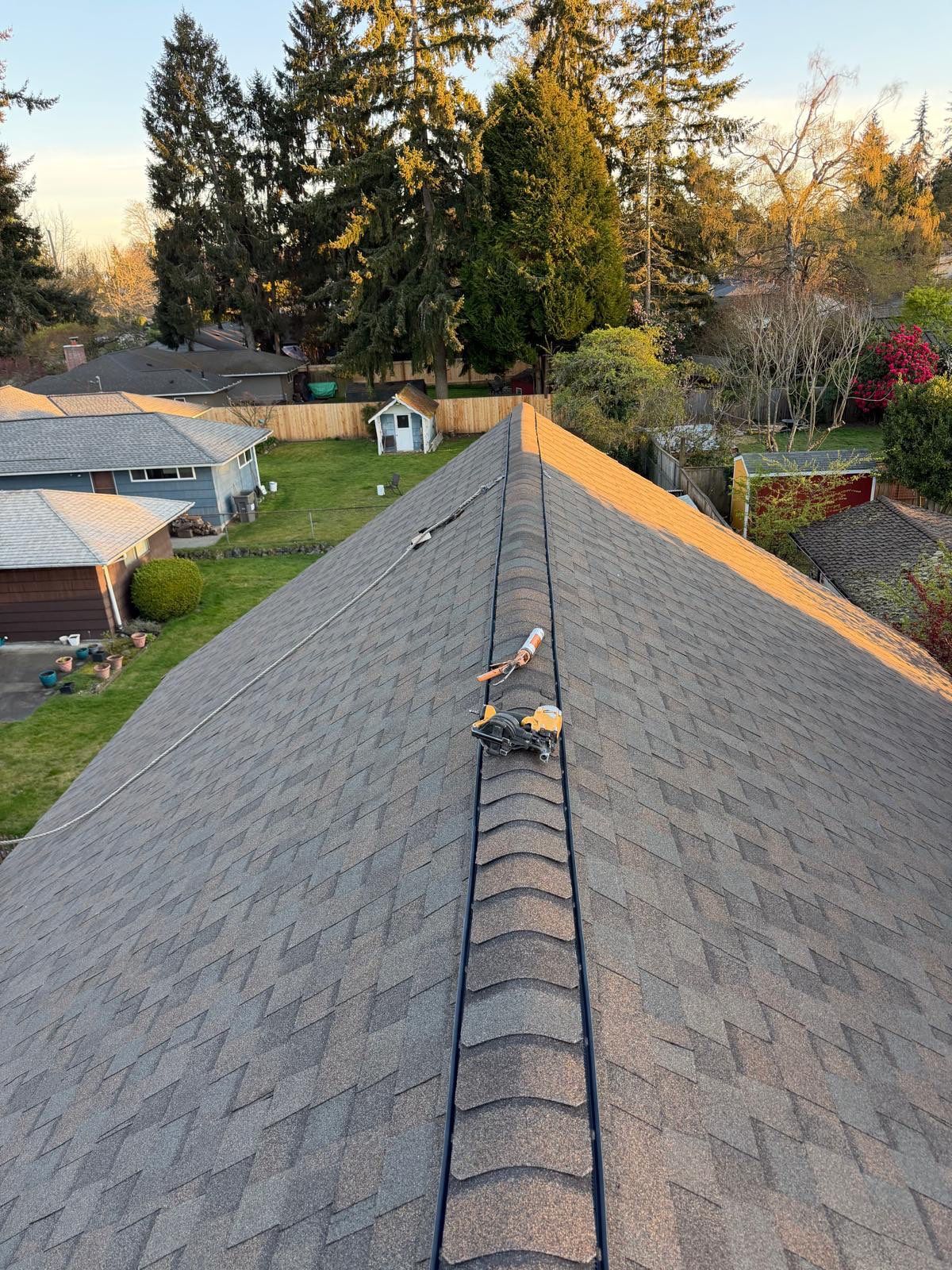 Residential Roofing Installation using GAF UHDZ Shingles by Roofing Formula LLC