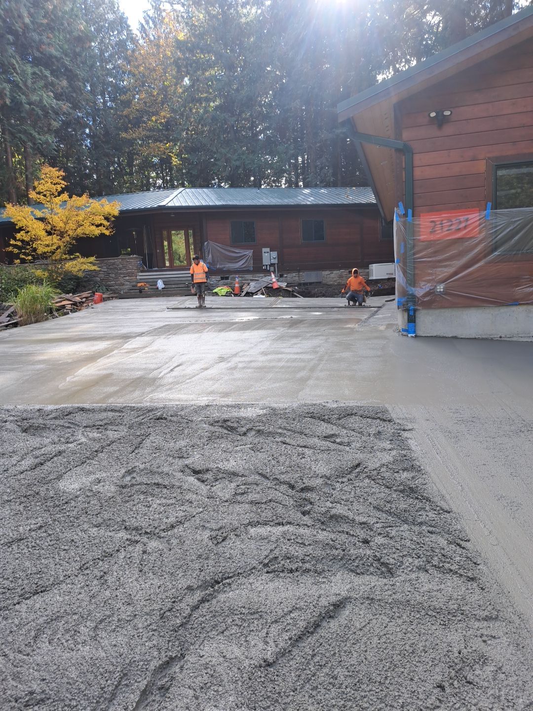 Pia | Custom Concrete Driveway, Walkway & Floating Steps by Jireh Asphalt & Concrete Inc 