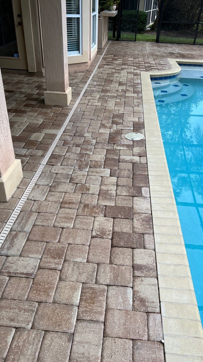 Pool Deck using Concrete Sealant by DuraSeal