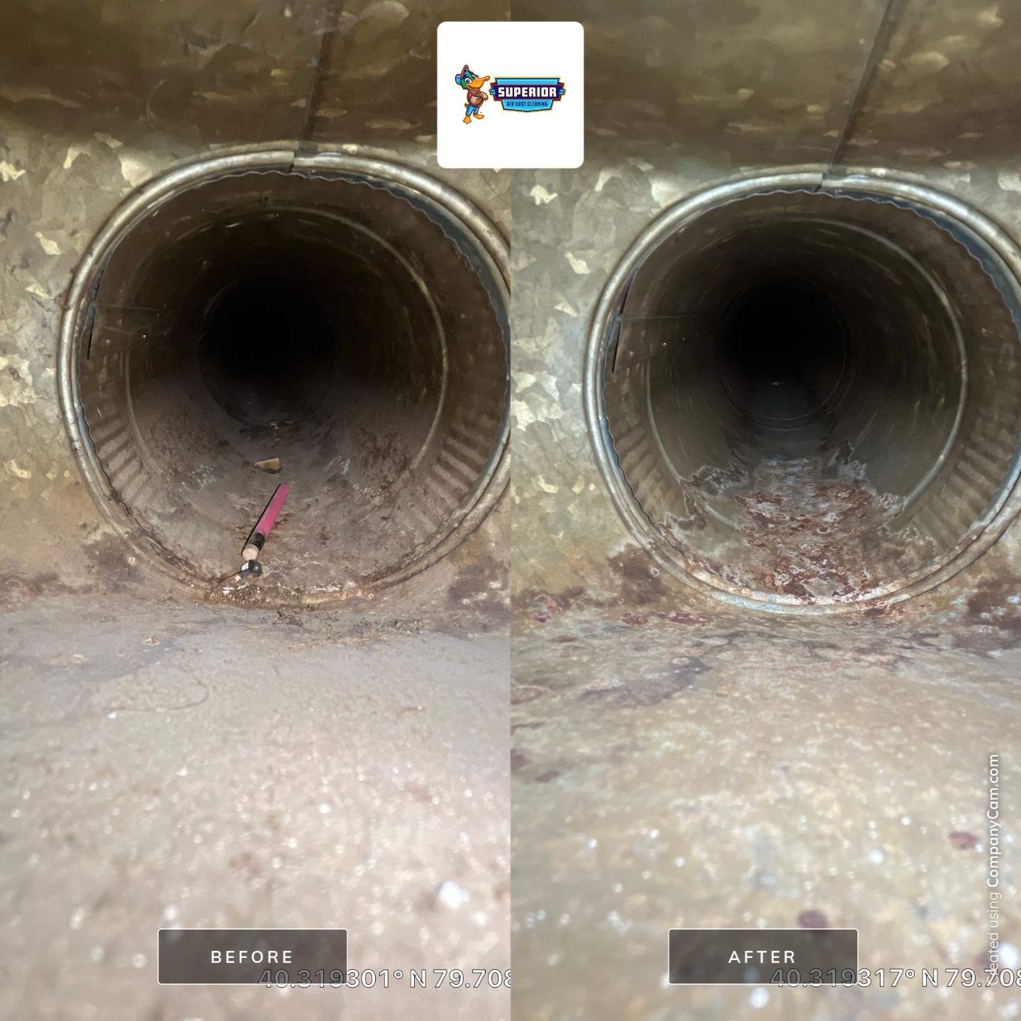 Air Duct Cleaning With a Vacuum Truck in North Huntingdon, PA by Superior Air Duct Cleaning