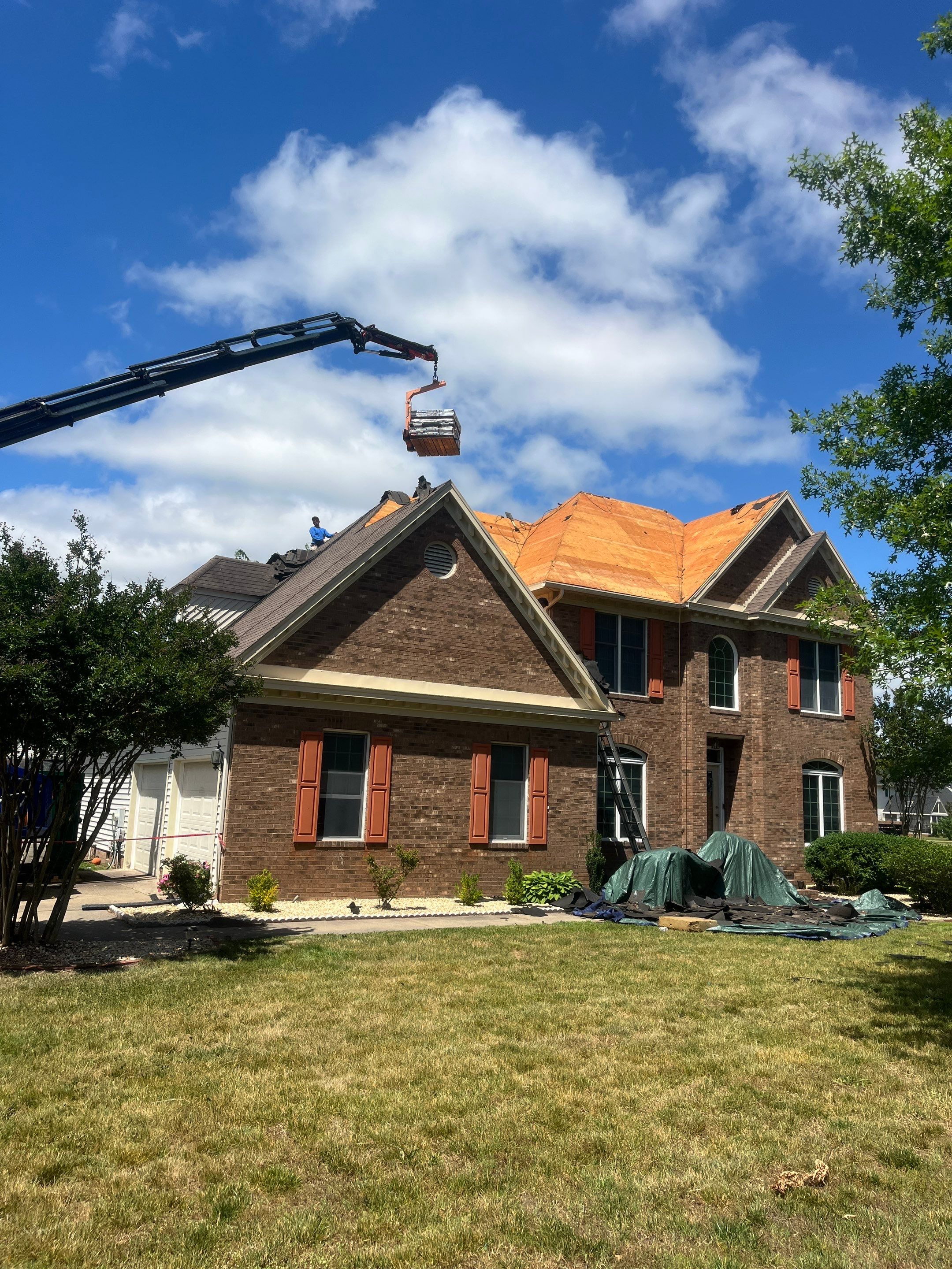 Residential Roof Replacement and Gutter Upgrade in Salisbury, Maryland by First Chesapeake Roofing