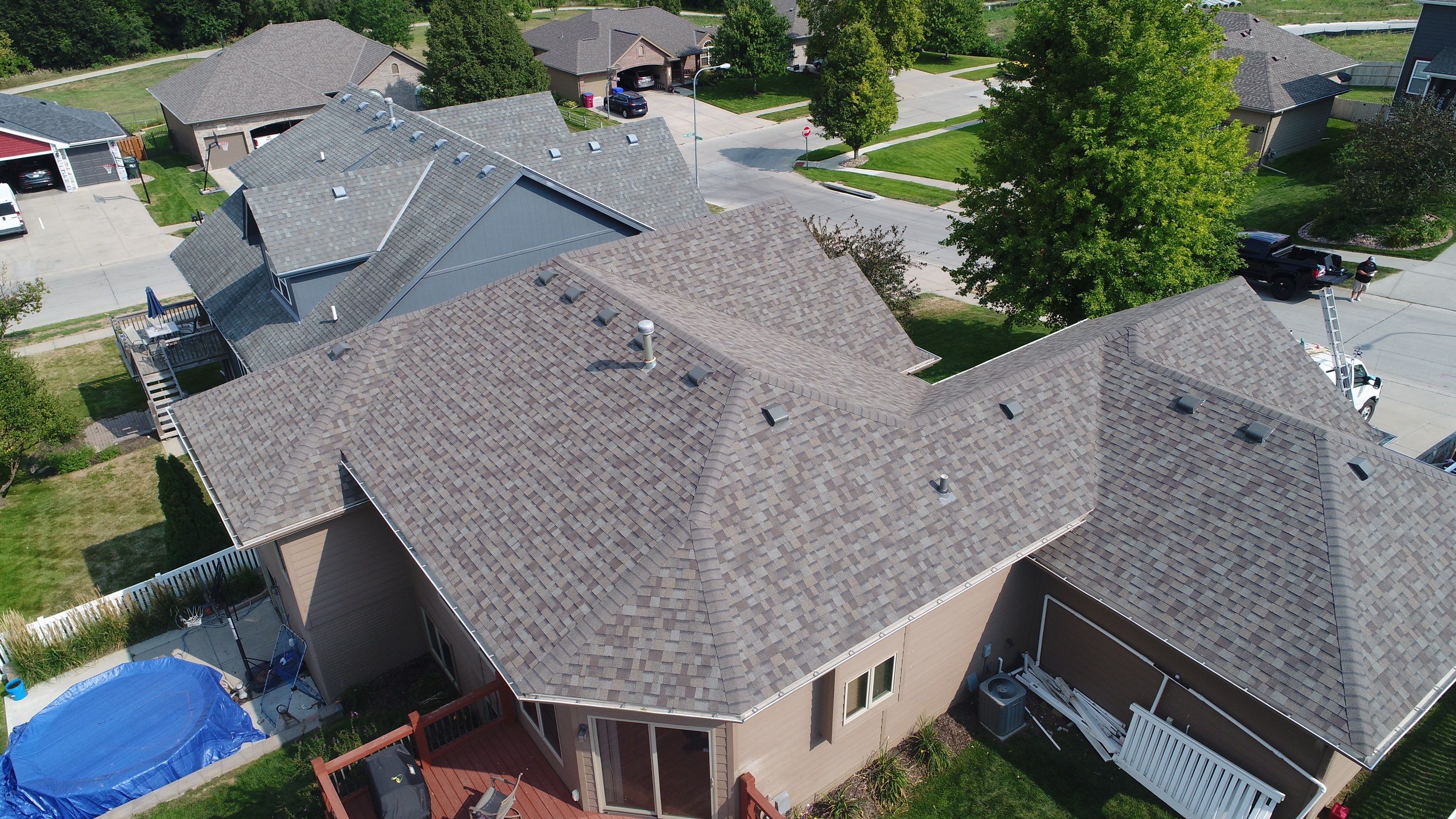 Residential Roofing Installation using Owens Corning Duration Driftwood by Lightning Exteriors