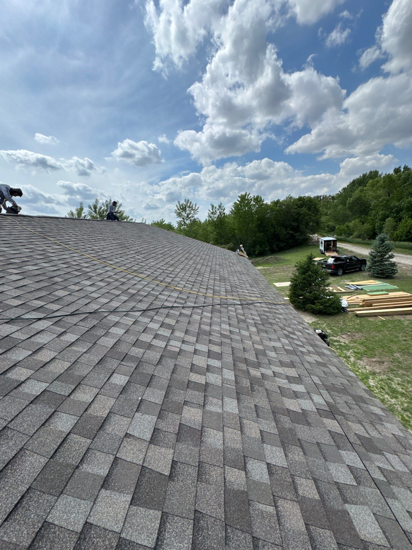 Titan XT Architectural Shingle Roof Installation in Wisner by Crows Roofing LLC