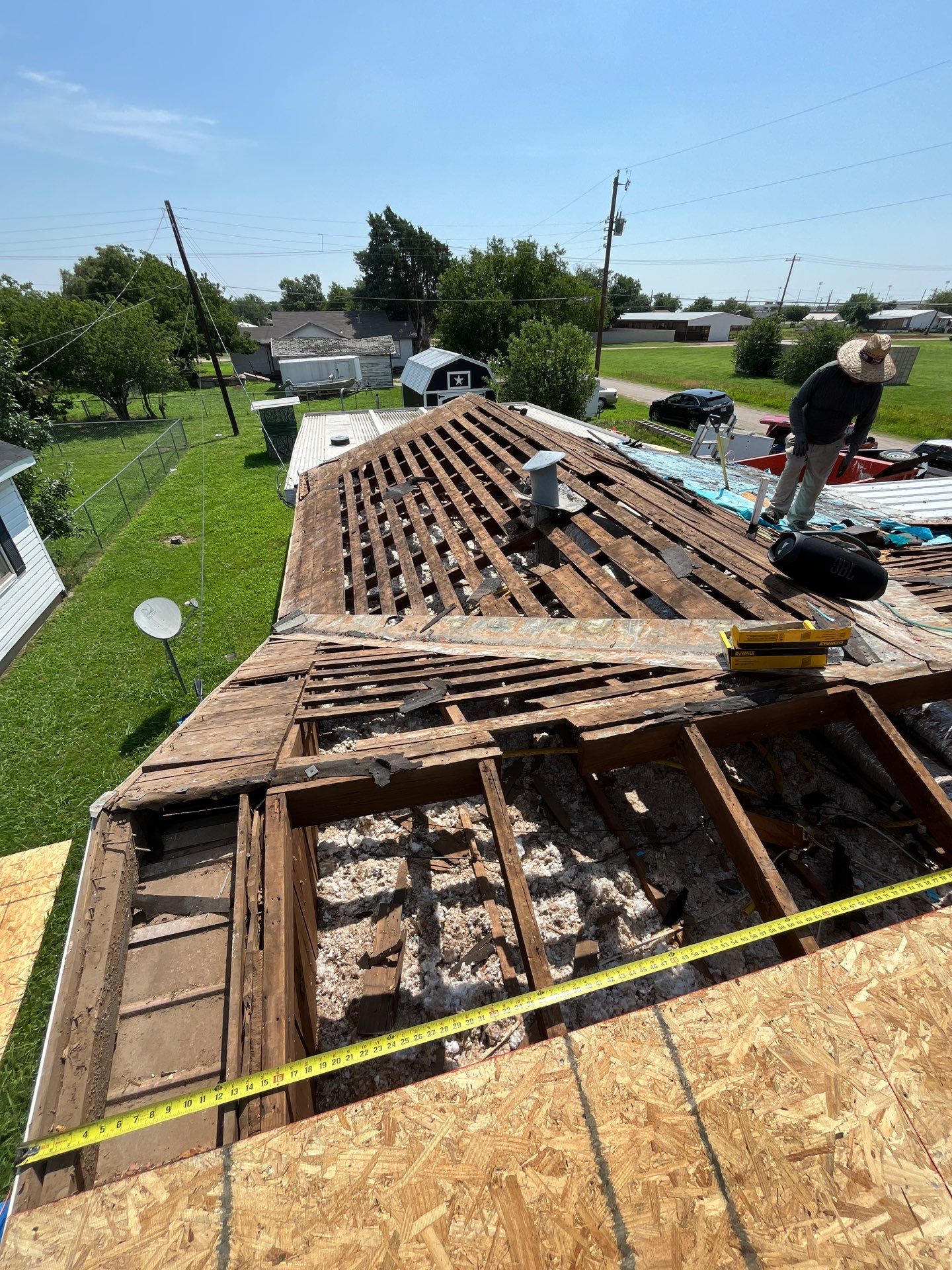 Reroof with Full Redeck by Berry Good Roofing 