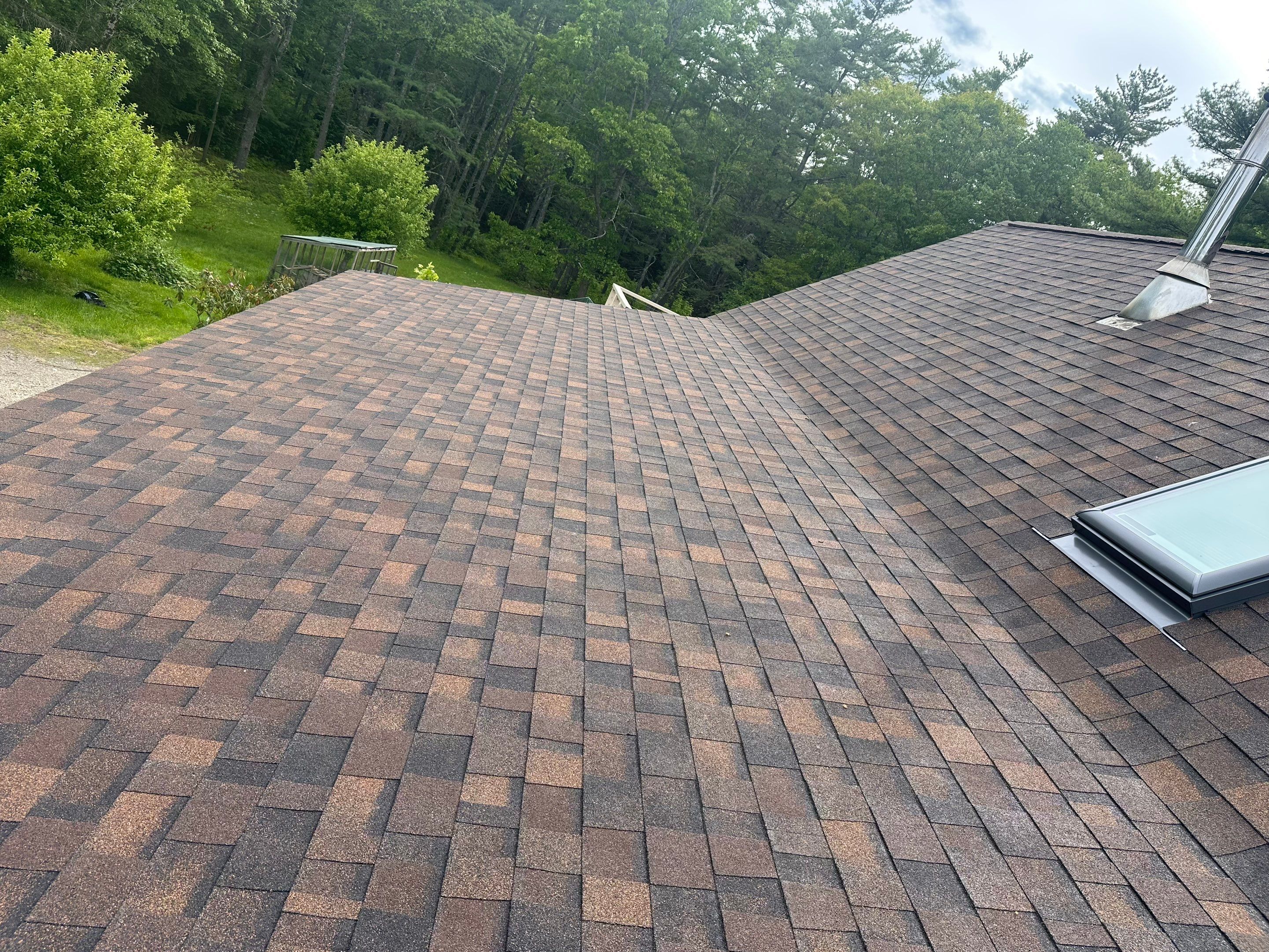 Owens Corning Asphalt Shingle Roof Replacement in North Berwick by Tall pine roofing