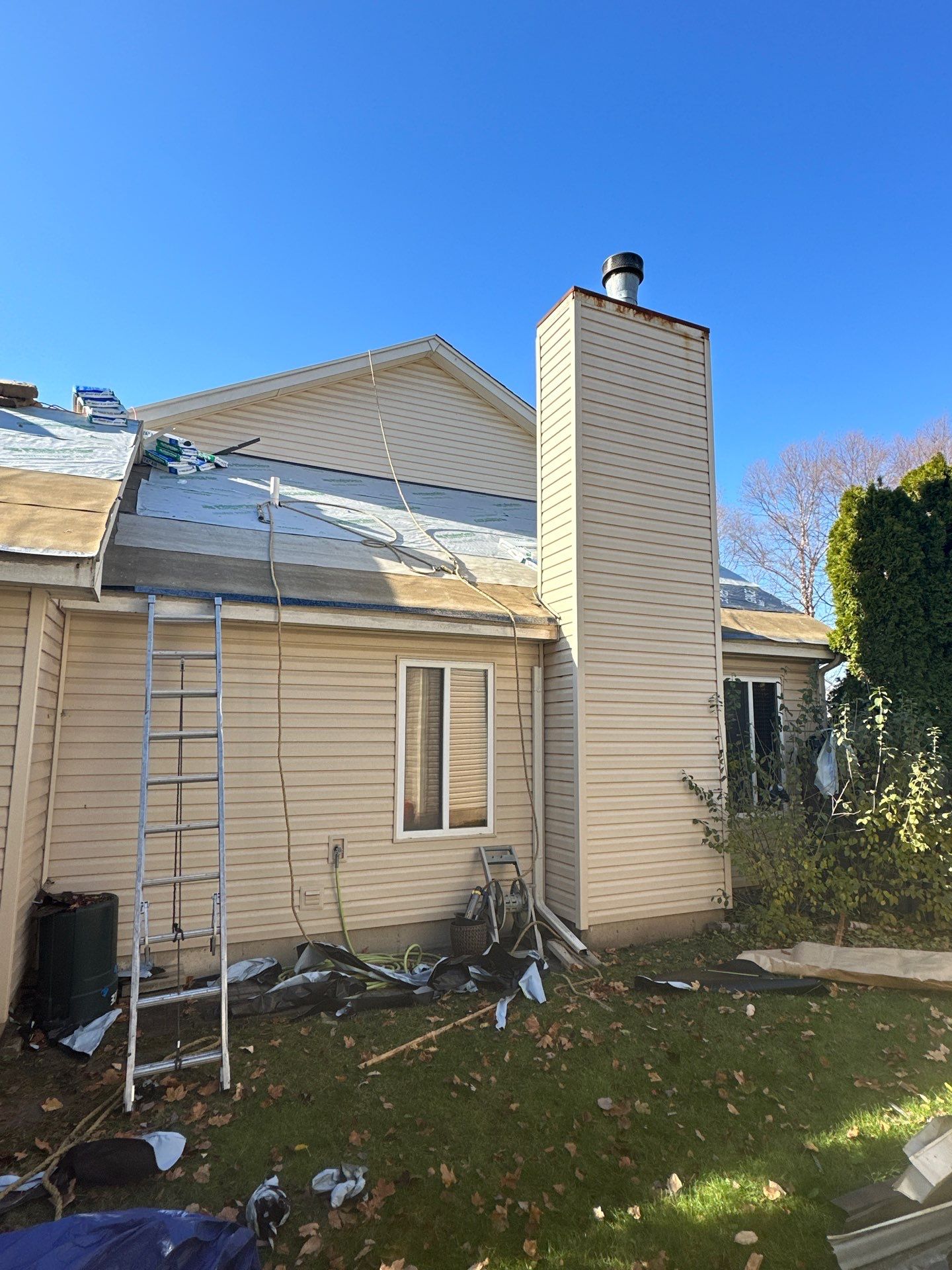 Residential Roofing Installation using Malarkey Roofing by Perfect Exteriors Inc. 