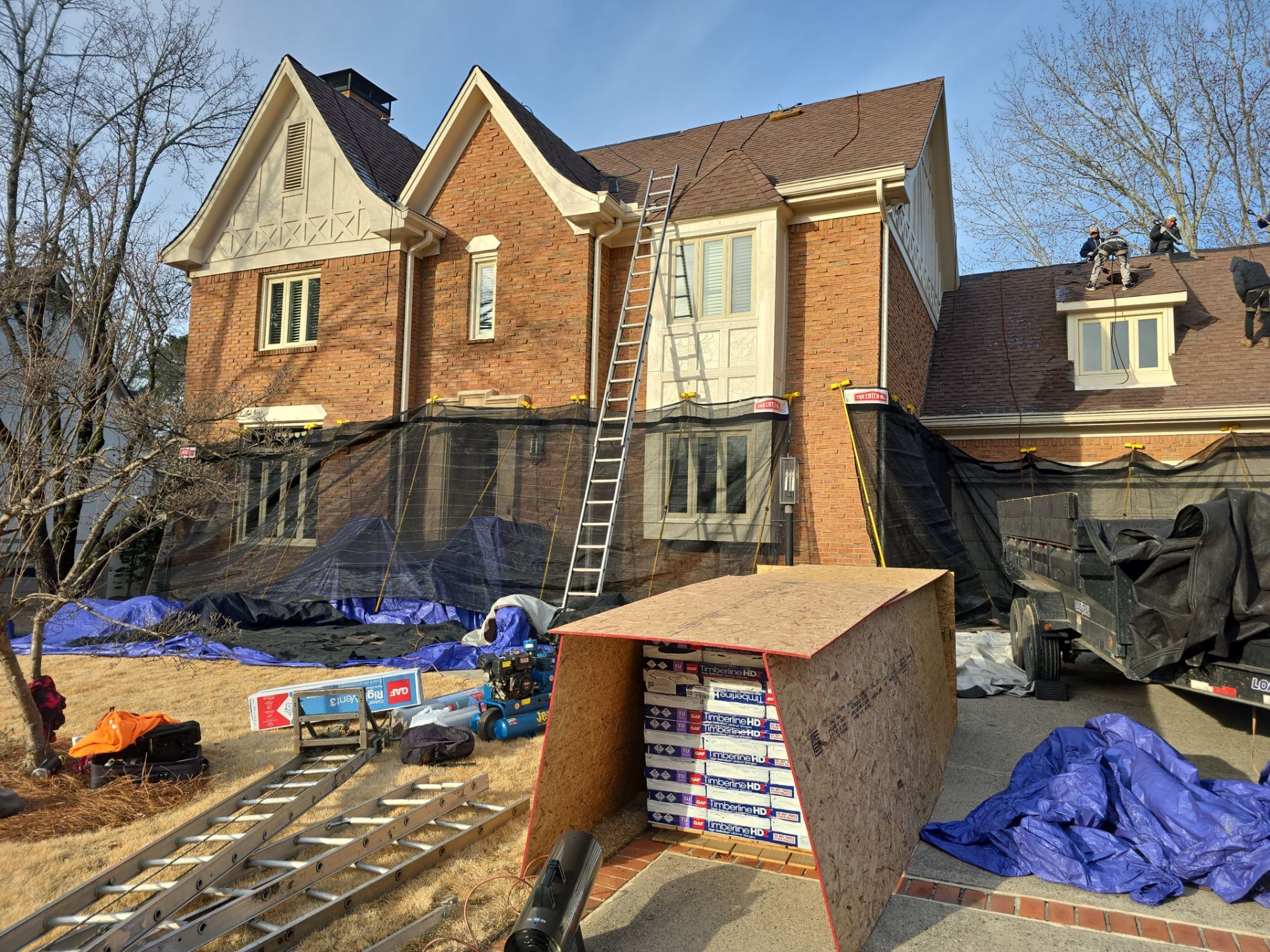 GAF Timberline HDZ in Barkwood by Element Pros Roofing, LLC