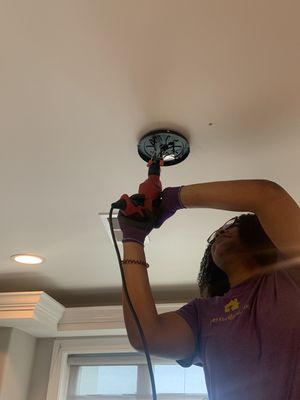 Appliance Installation using Ceiling Fan