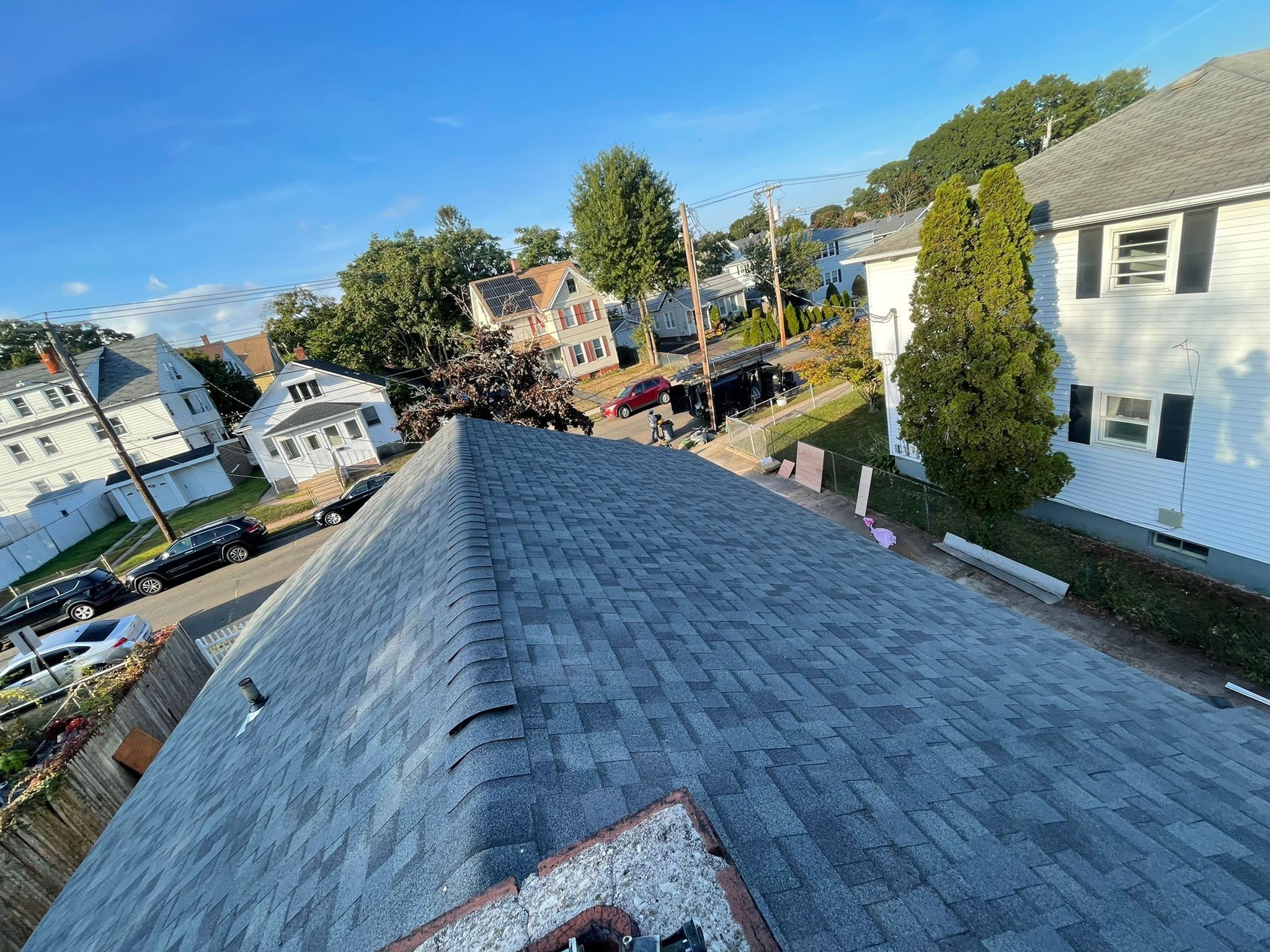 Residential Roofing Installation using Owens Corning TruDefinition Duration - Estate Gray by A Plus Exterior