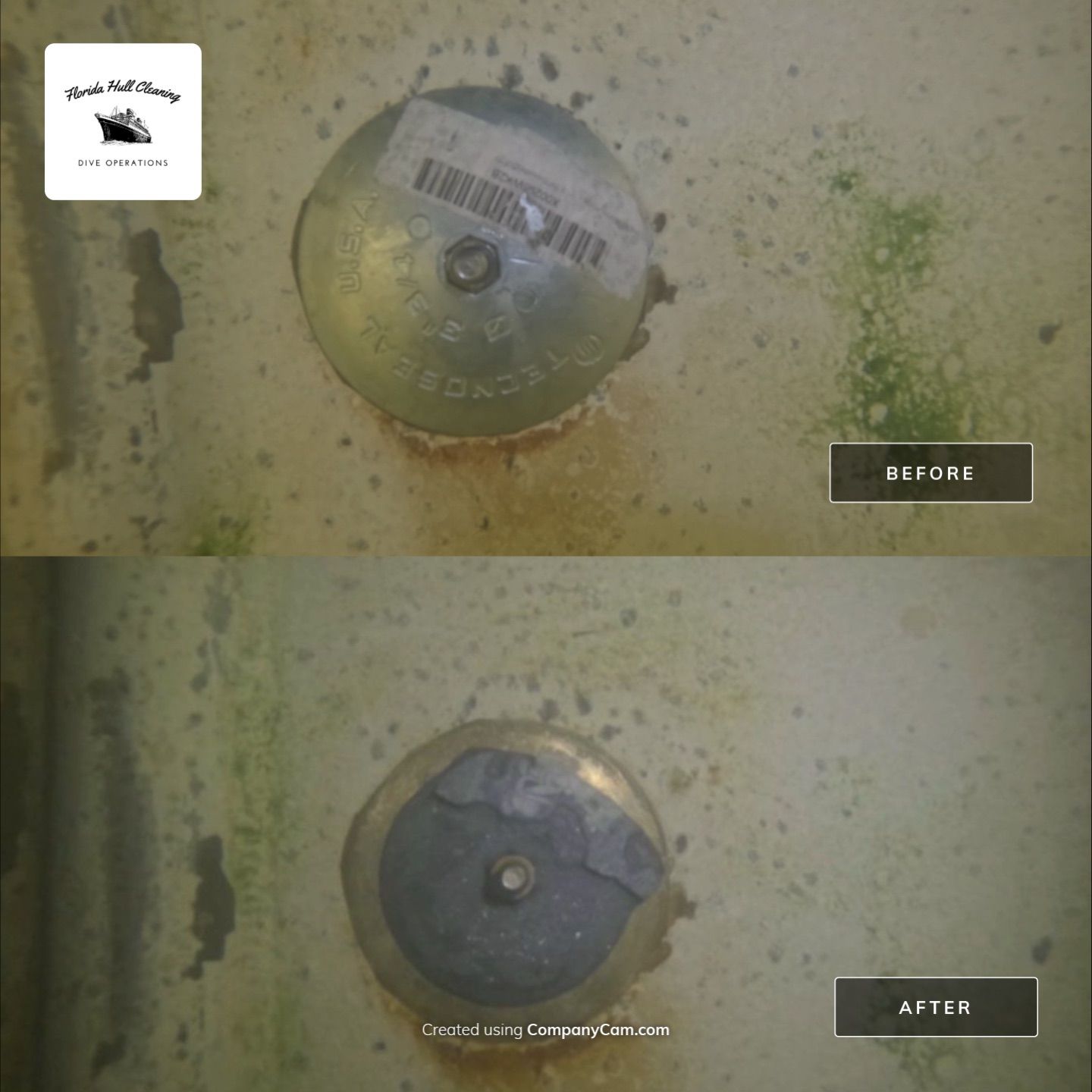 Project in Port Charlotte by Florida Hull Cleaning 