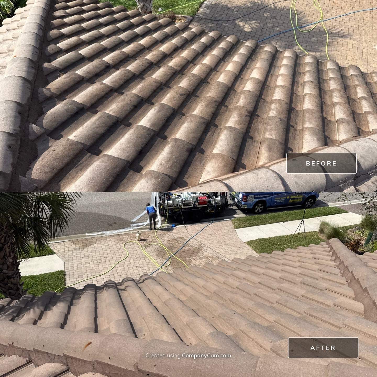 Tile Roof & Pool Deck Cleaning in Artisan Lakes Esplanade, Palmetto, FL – Sunshine AquaWash by Sunshine AquaWash