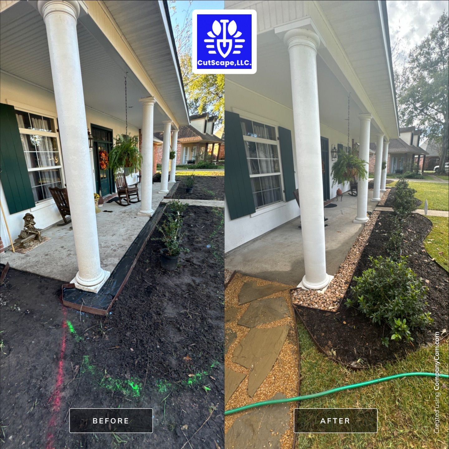 LANDSCAPE SERVICES: -Design -Demo -Install & SOD INSTALL by CutScape, LLC.