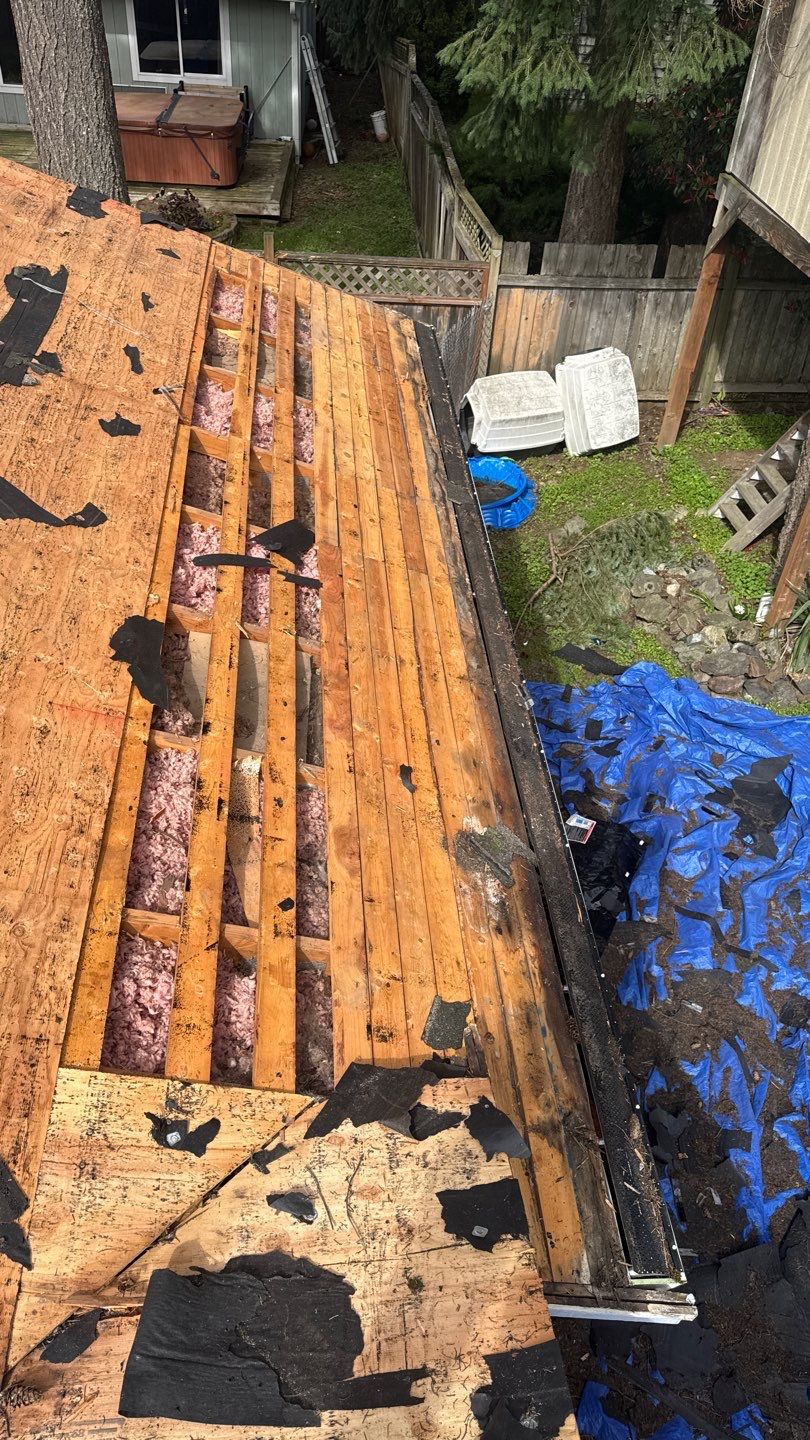 Residential Roofing Installation using GAF UHDZ Shingles by Roofing Formula LLC
