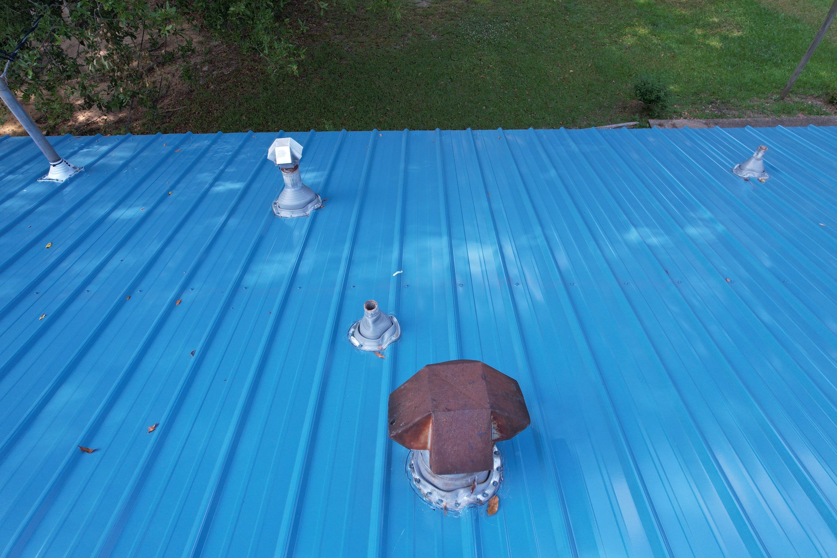 Residential Reroof: 29 GA. Colored Residential Panel by Hostetler Roofing