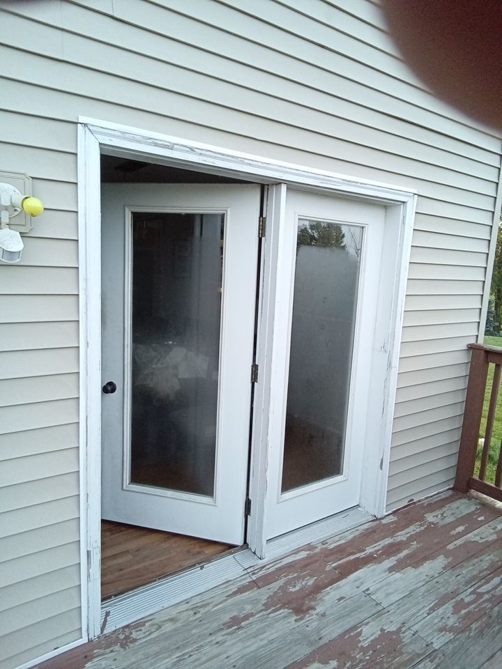 Reshingle and Entry Door by Esh Builders