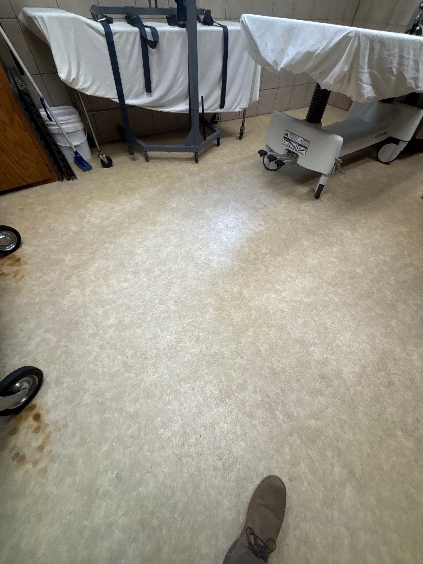Full Garage Floor Epoxy Coating Installation in Dell Rapids by Select Painting, Coatings & Garage Cabinets