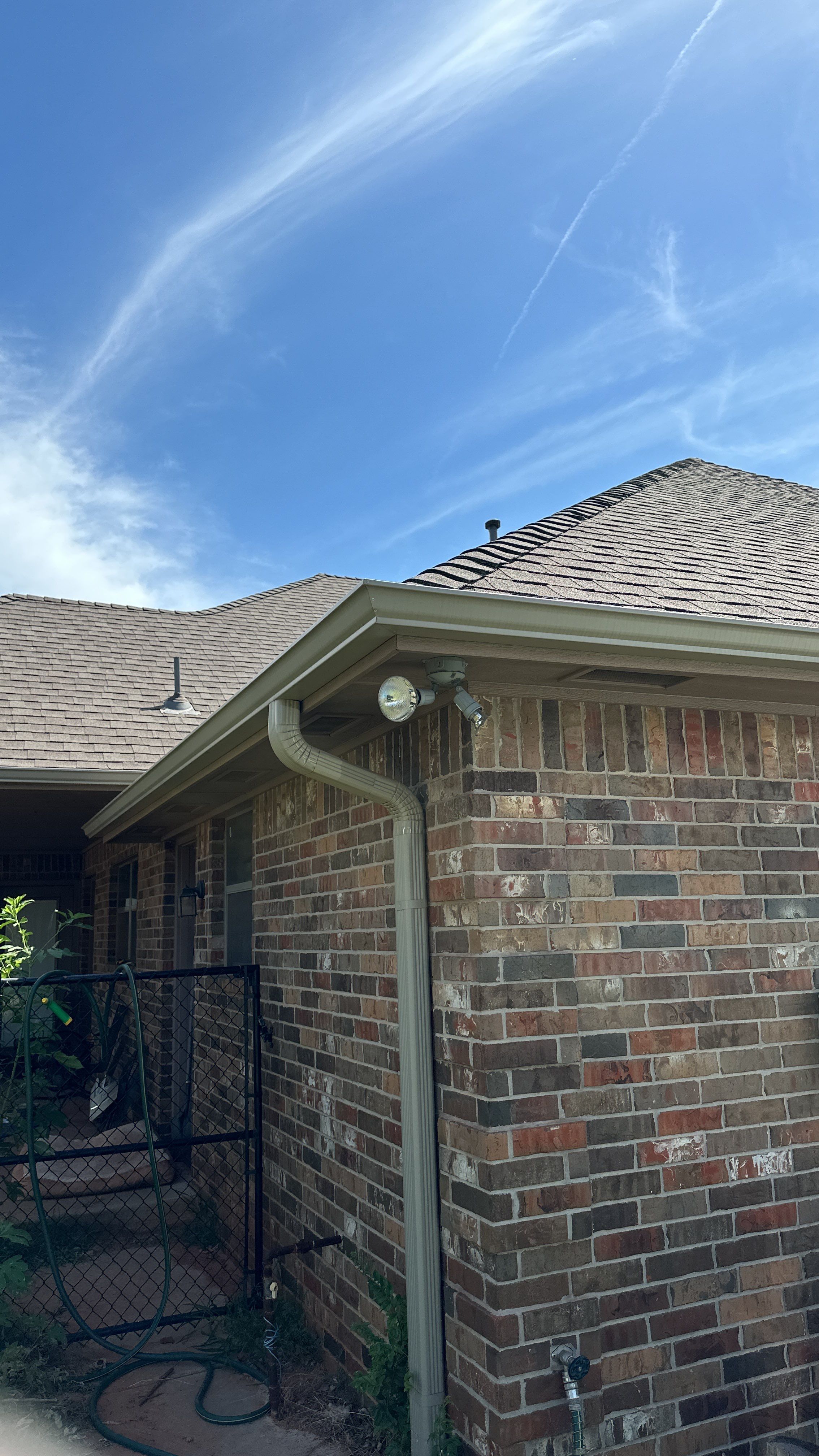 Reroof using GAF HDZ Weathered Wood by Castillo Roofing