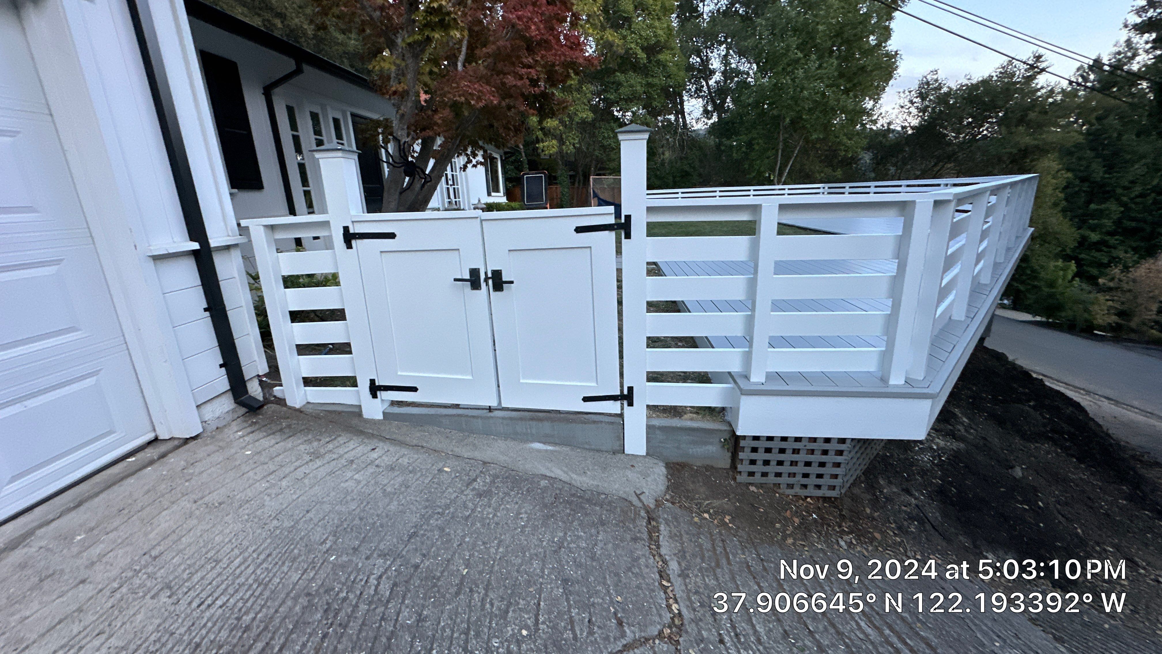 Deck Repaint using Sherwin-Williams by Herrera’s Bay Area Painting inc.
