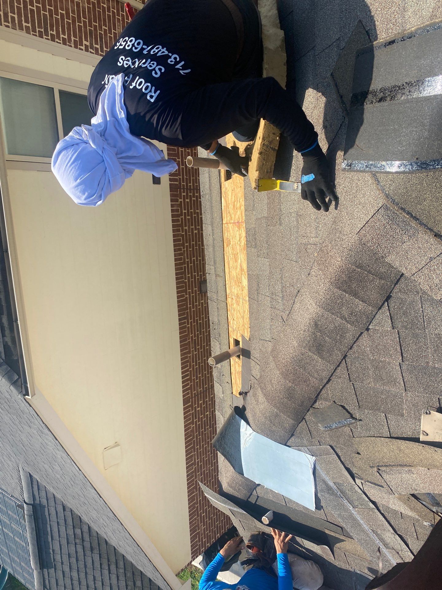 Hail Damage using Owen's Corning Duration (Lifetime) Shingles by Roof Repair Company